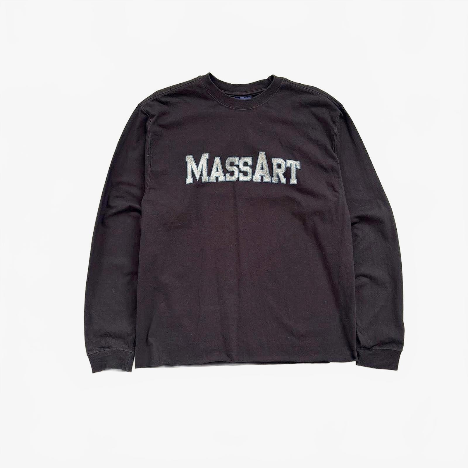 90s Mass Art Boxy Cropped T-Shirt / M
