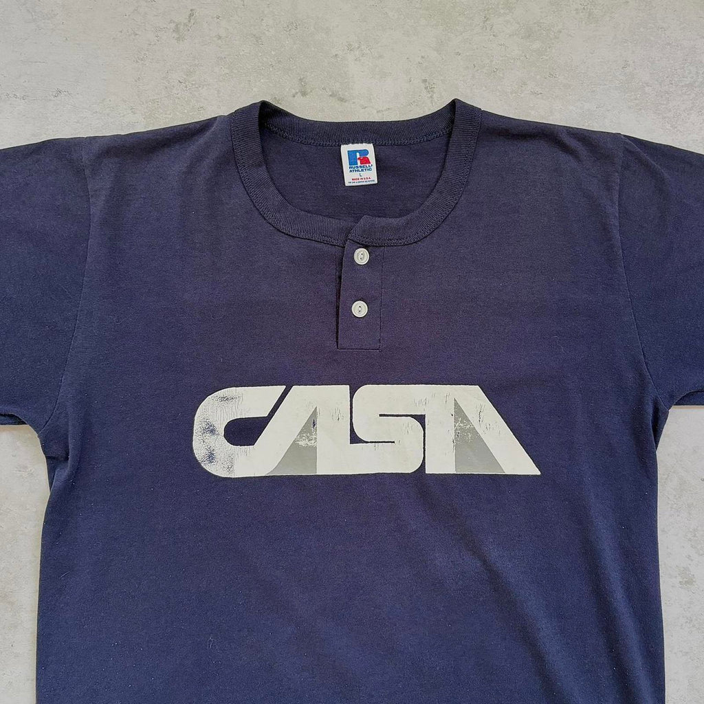 80s Russell Athletic ‘Casa’ Baseball T-shirt / L