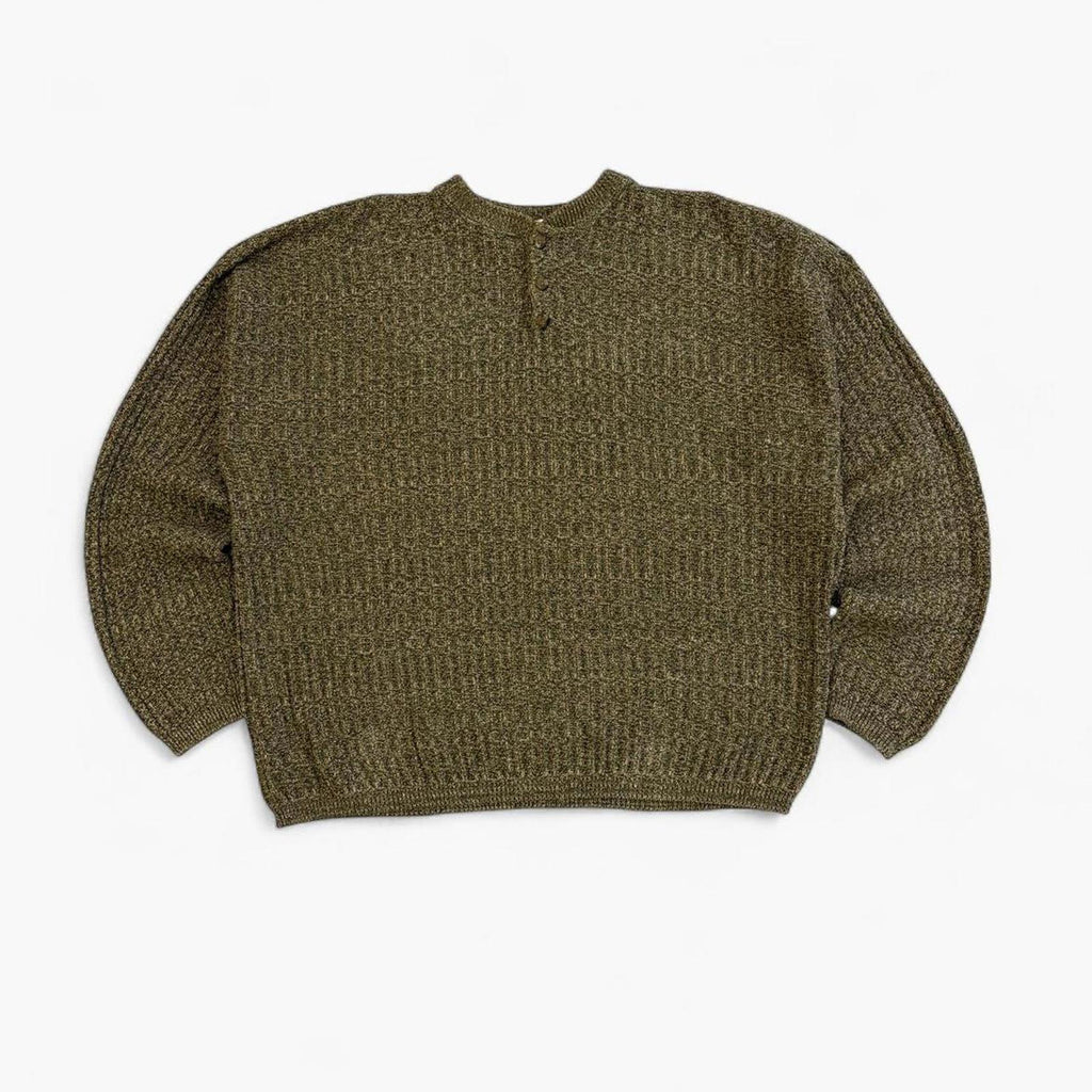 Vintage 1990’s Boxy Knitted Henley Jumper