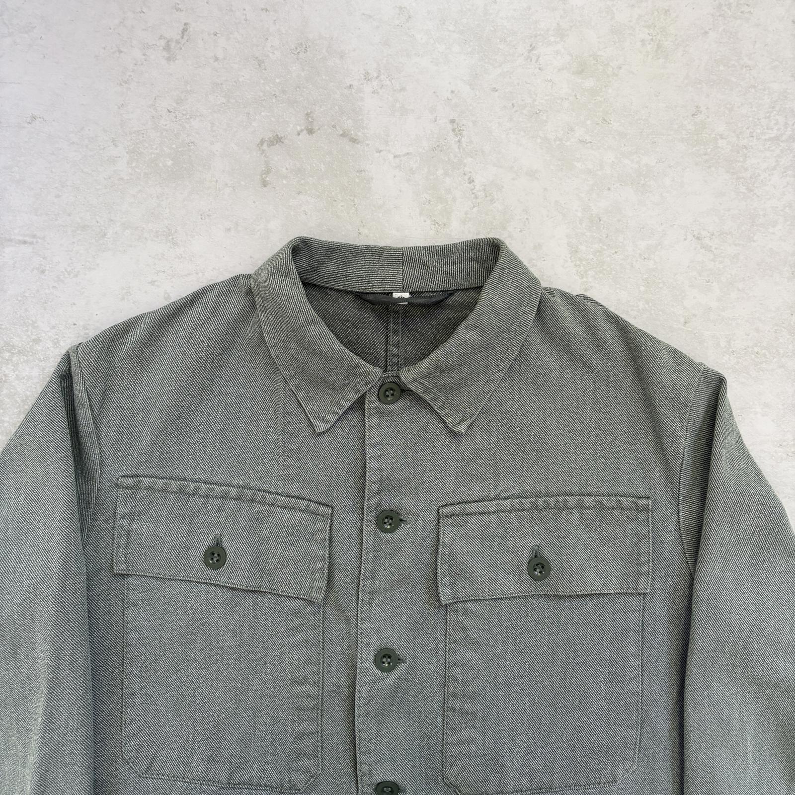 80s Swiss Army Denim Workwear Jacket / L