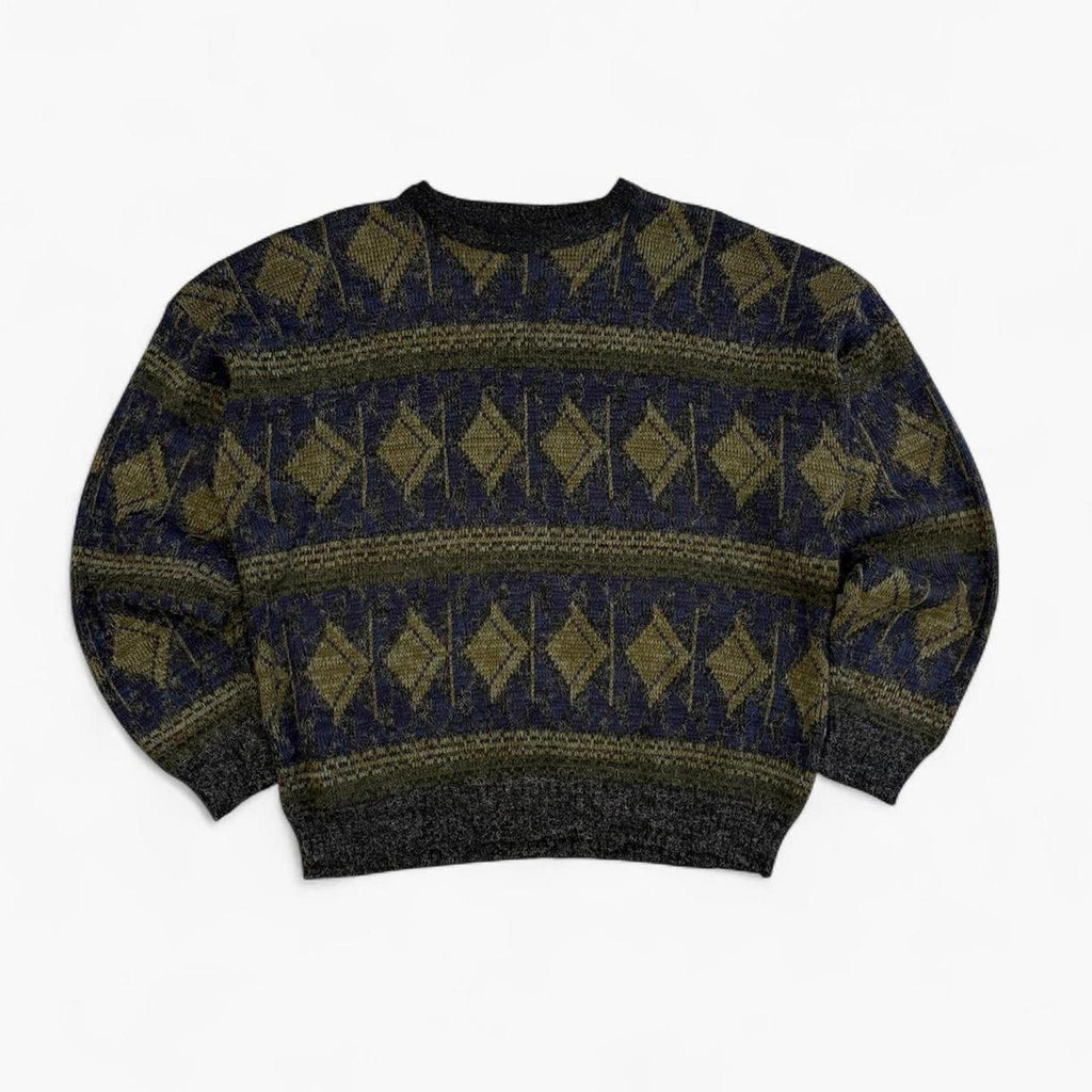 Vintage 90’s Abstract Print Knitted Jumper