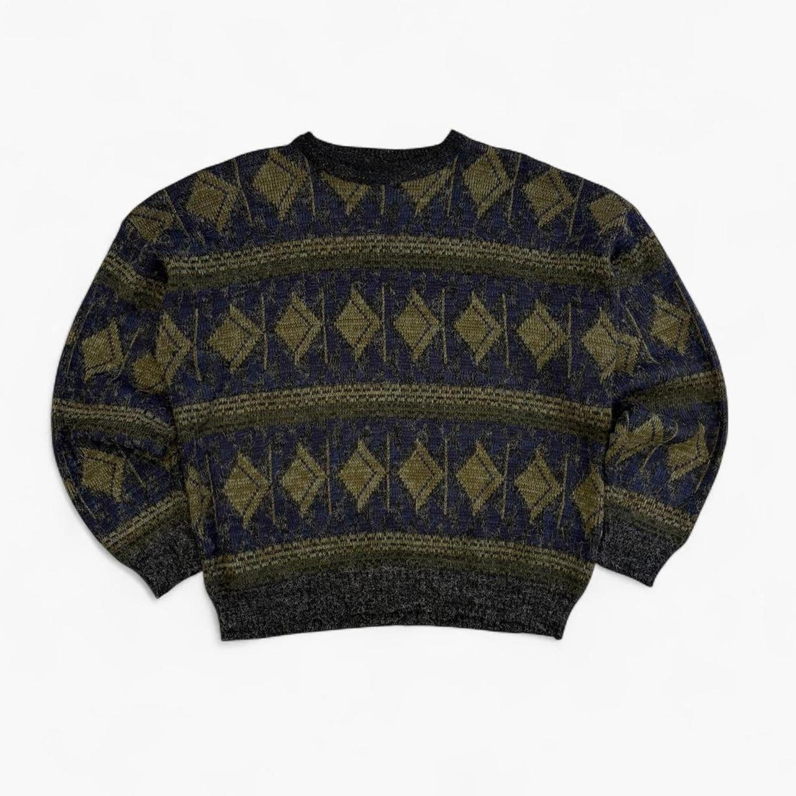 Vintage 90’s Abstract Print Knitted Jumper
