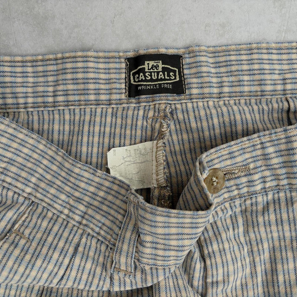 90s Lee Casuals Pleated Check Shorts