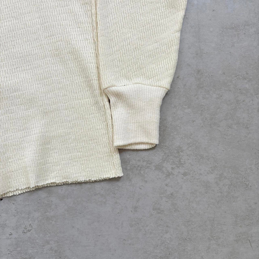 70s Hanes Blank Thermal L/S T-Shirt / M
