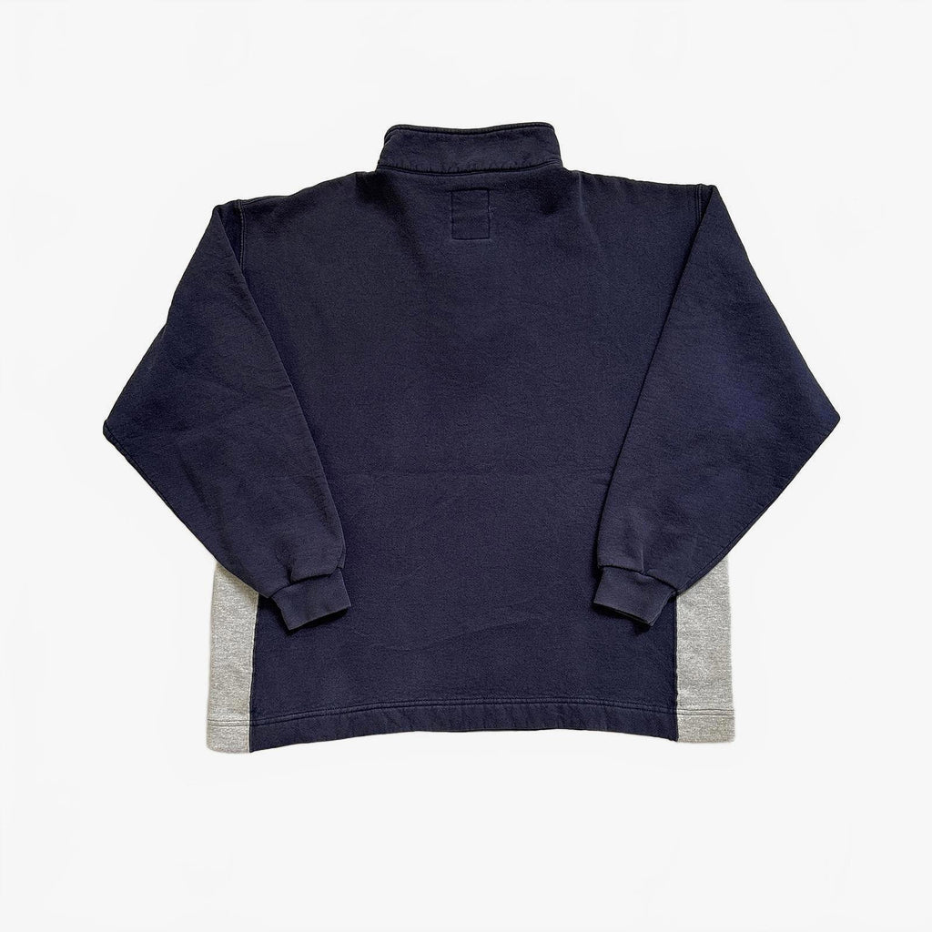 90s Russell Athletic Boxy 1/4 Zip Sweatshirt / L