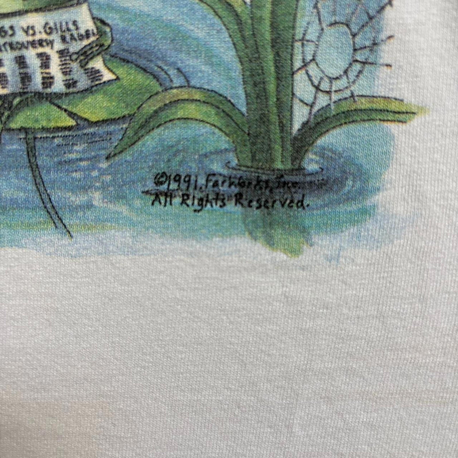 90s Age of Fish and Amphibians T-Shirt / L