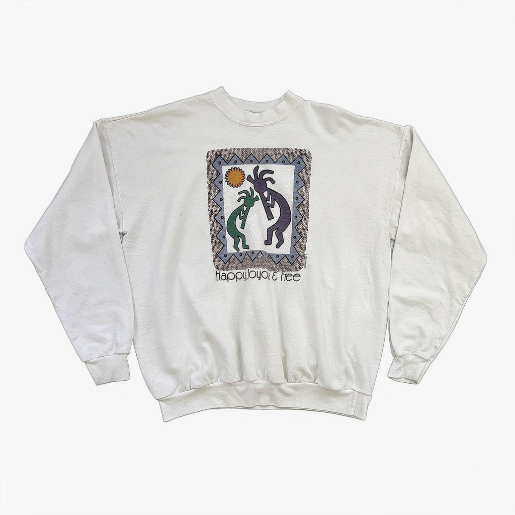 90s Valley Graphics Print Sweatshirt / XL