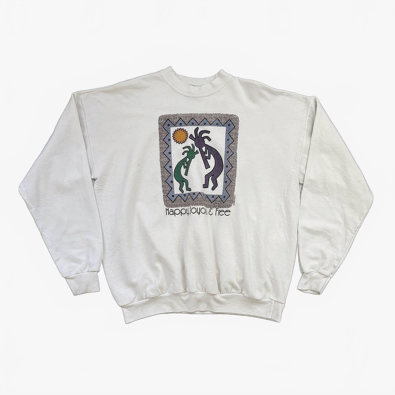 90s Valley Graphics Print Sweatshirt / XL