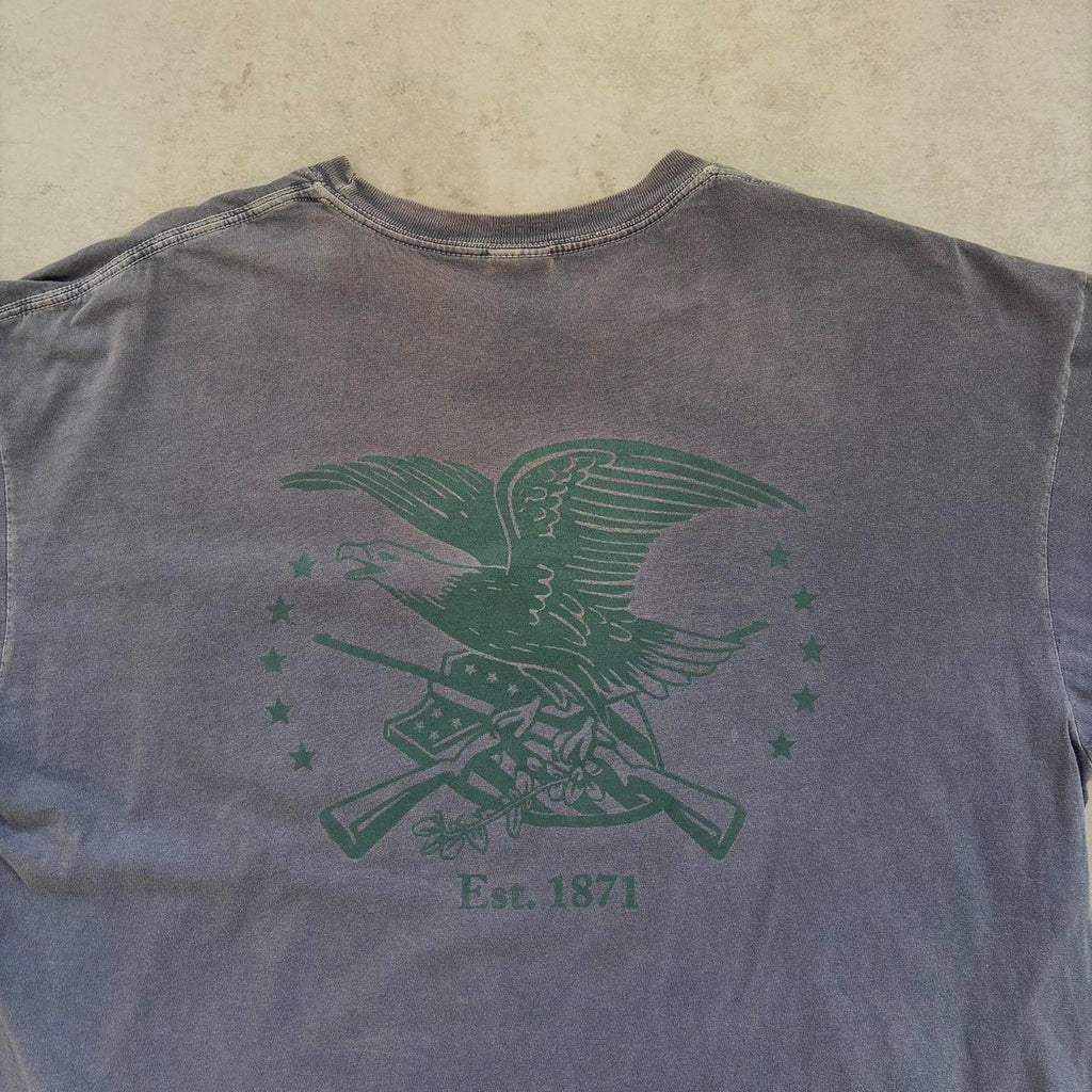 90s NRA Sun Faded Cropped T-Shirt / L