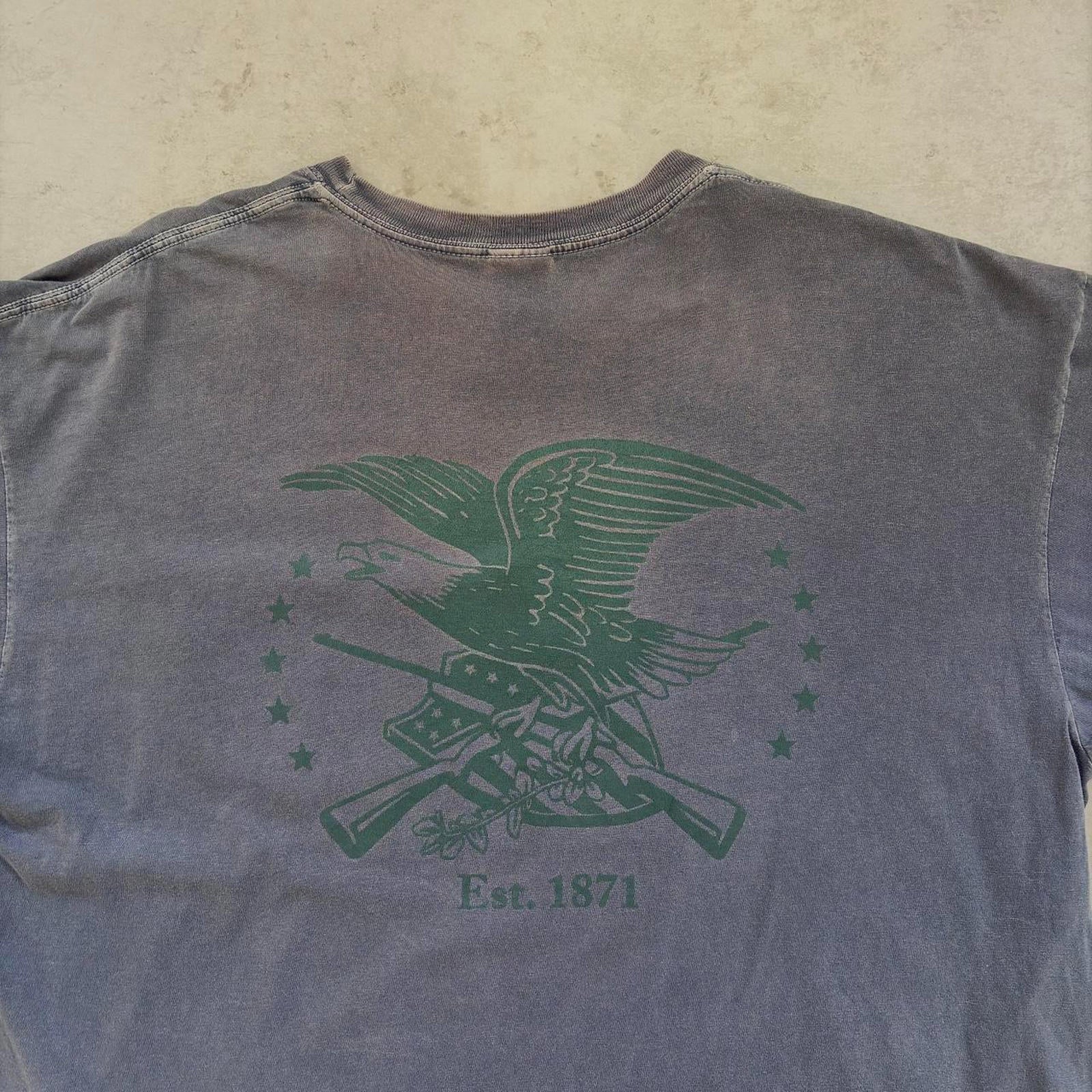 90s NRA Sun Faded Cropped T-Shirt / L