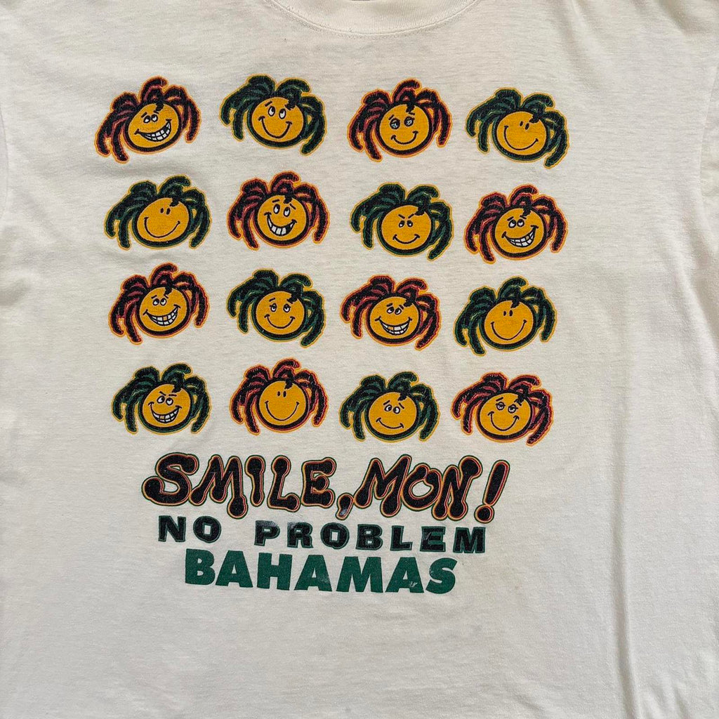 90s Bahamas Cropped Graphic T-Shirt