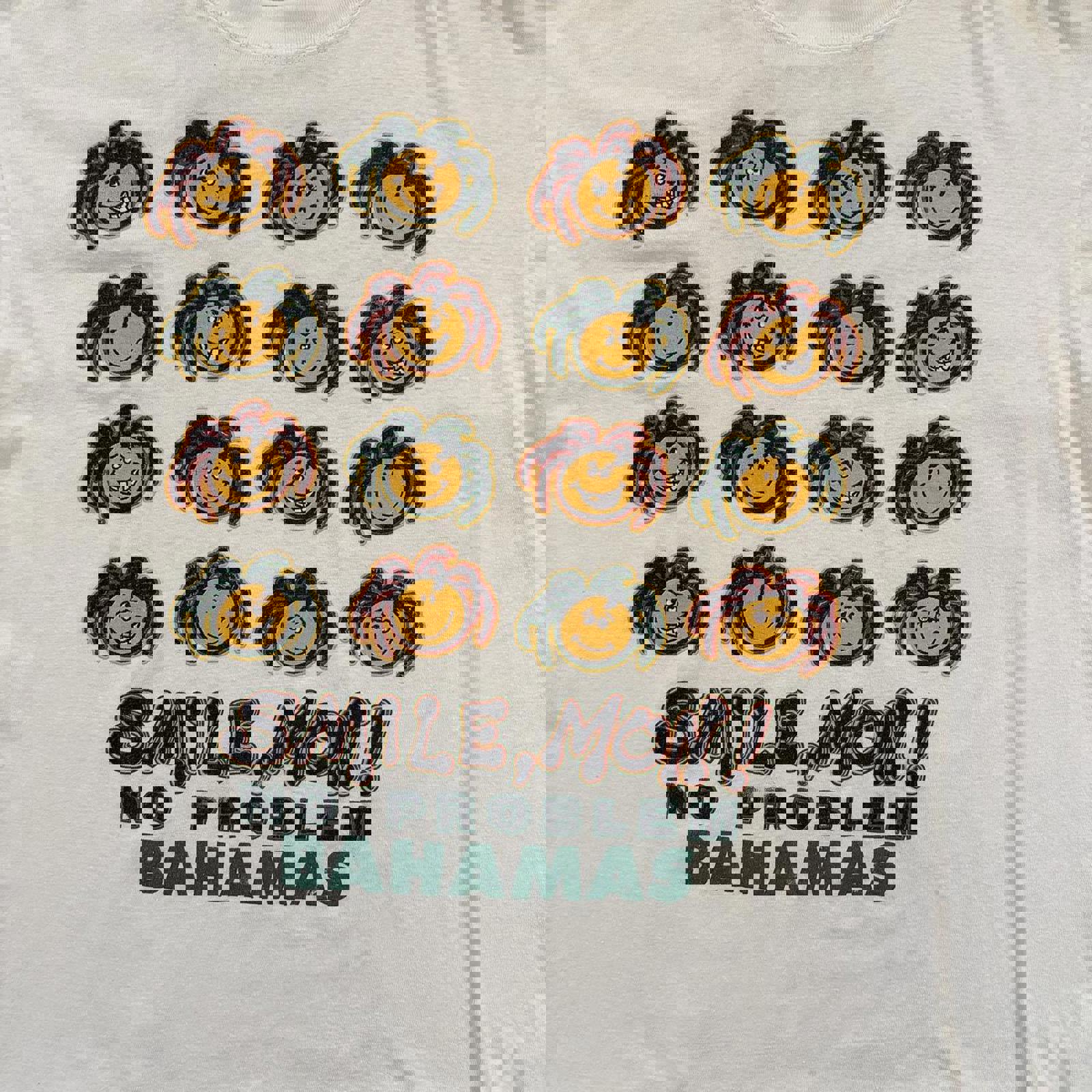 90s Bahamas Cropped Graphic T-Shirt