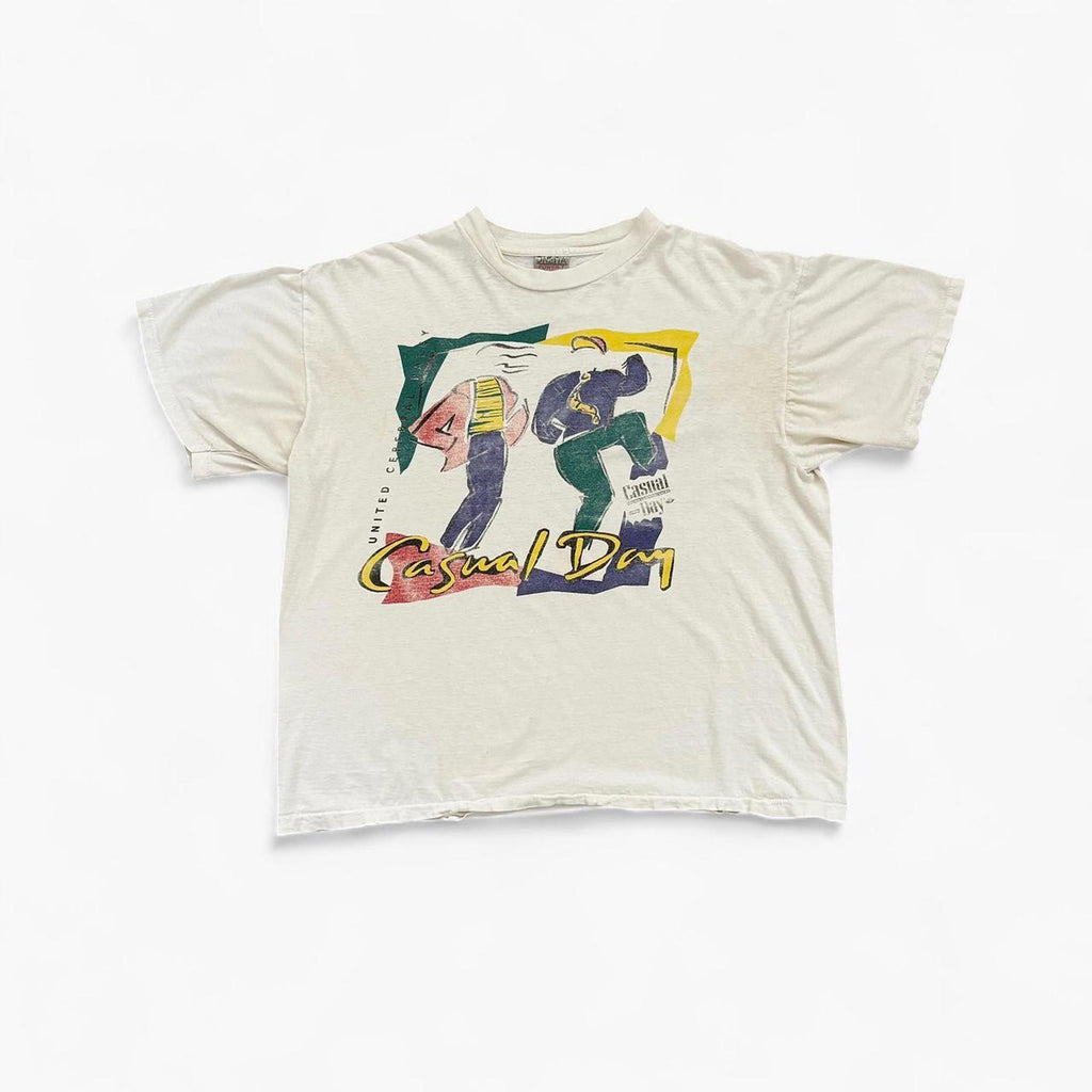 90s JC Penney’s Casual Day Sponsor Single Stitch T-Shirt