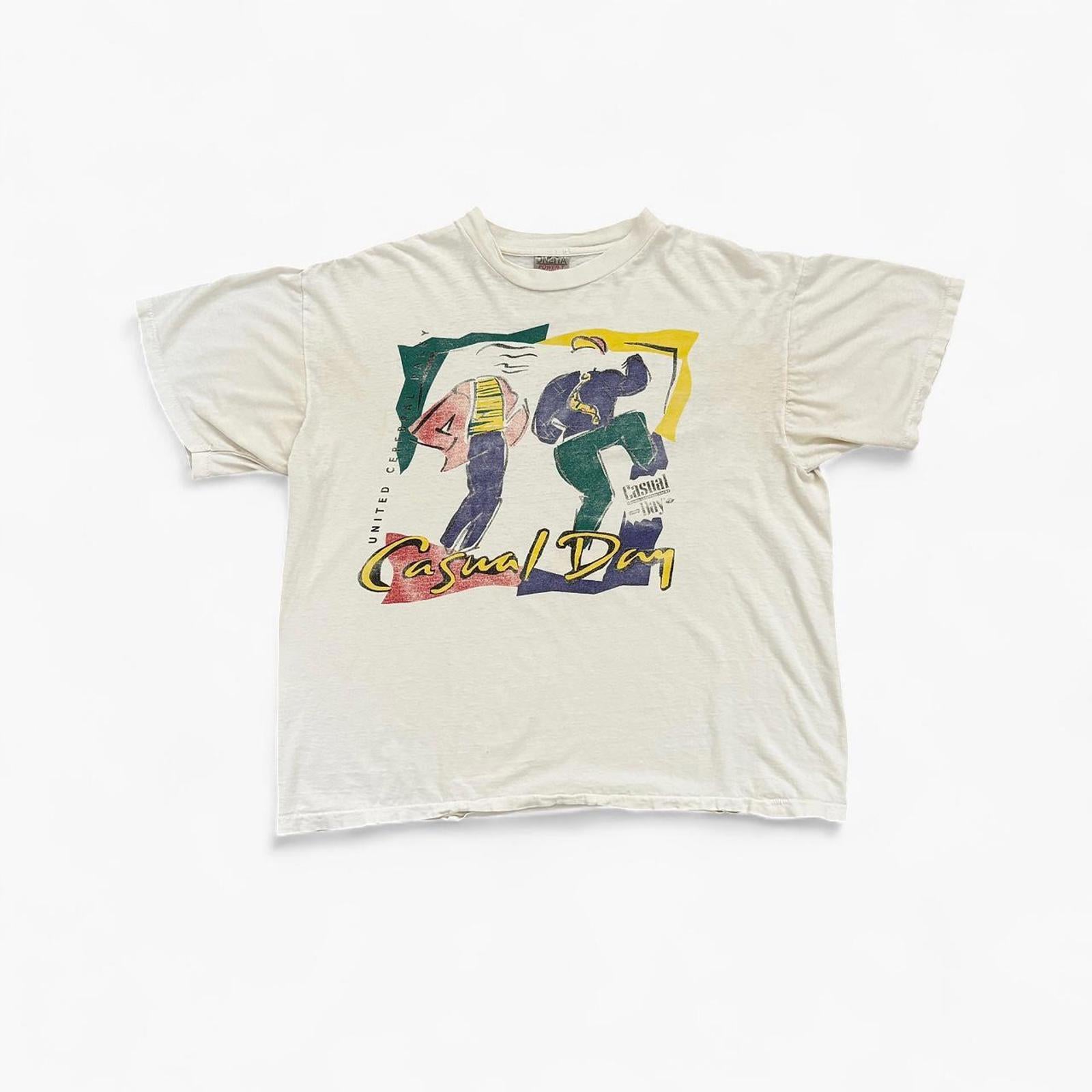 90s JC Penney’s Casual Day Sponsor Single Stitch T-Shirt