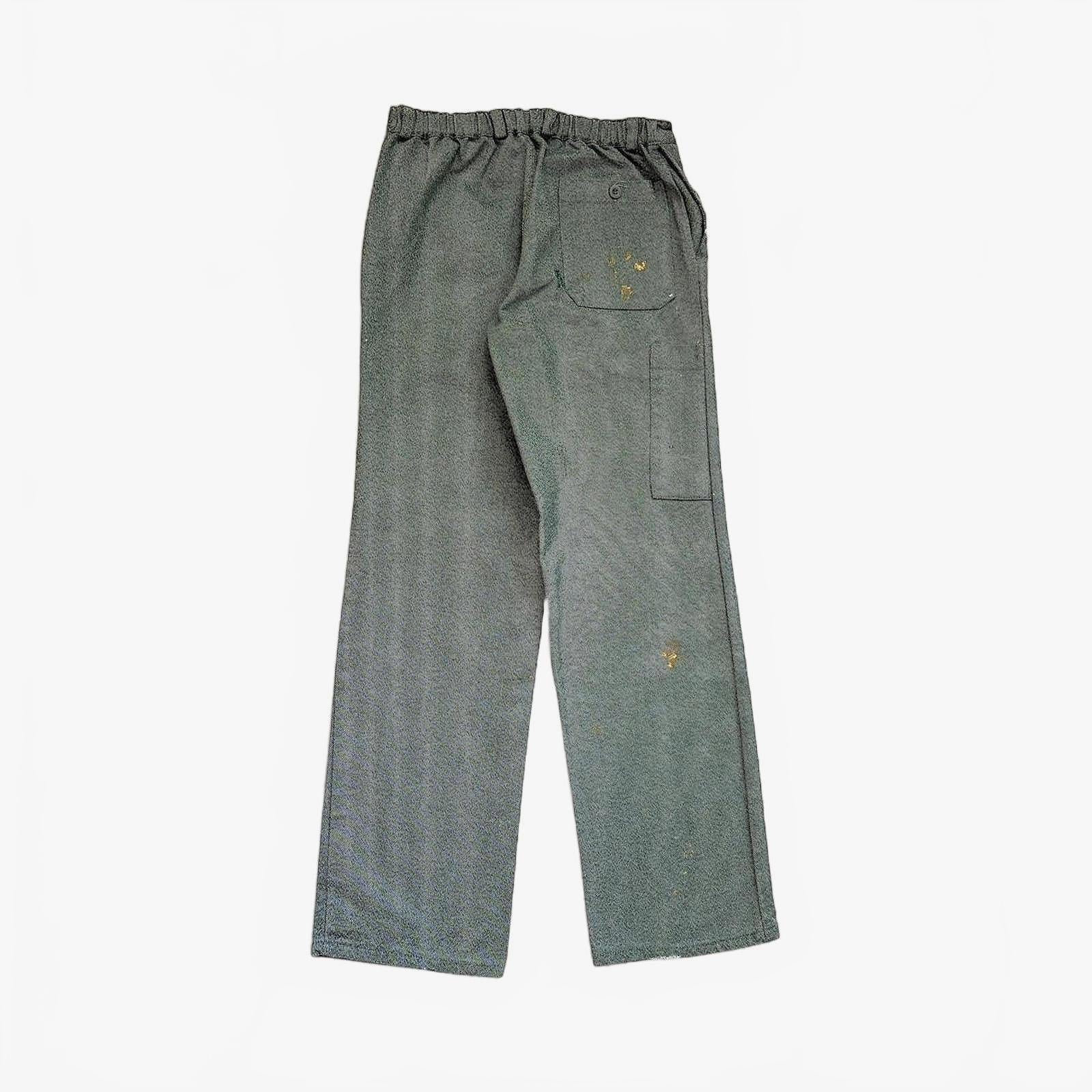 80s Thrashed Sanforized Swiss Military Workwear Trousers / W28