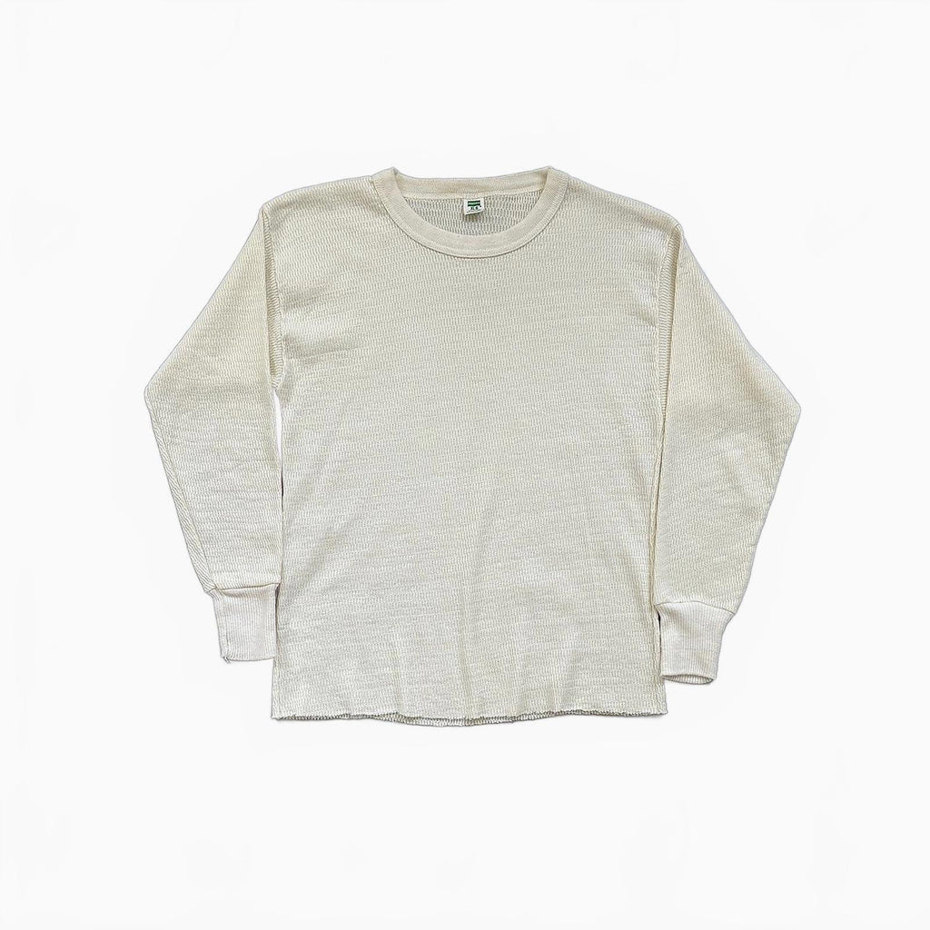 70s Hanes Blank Thermal L/S T-Shirt / M