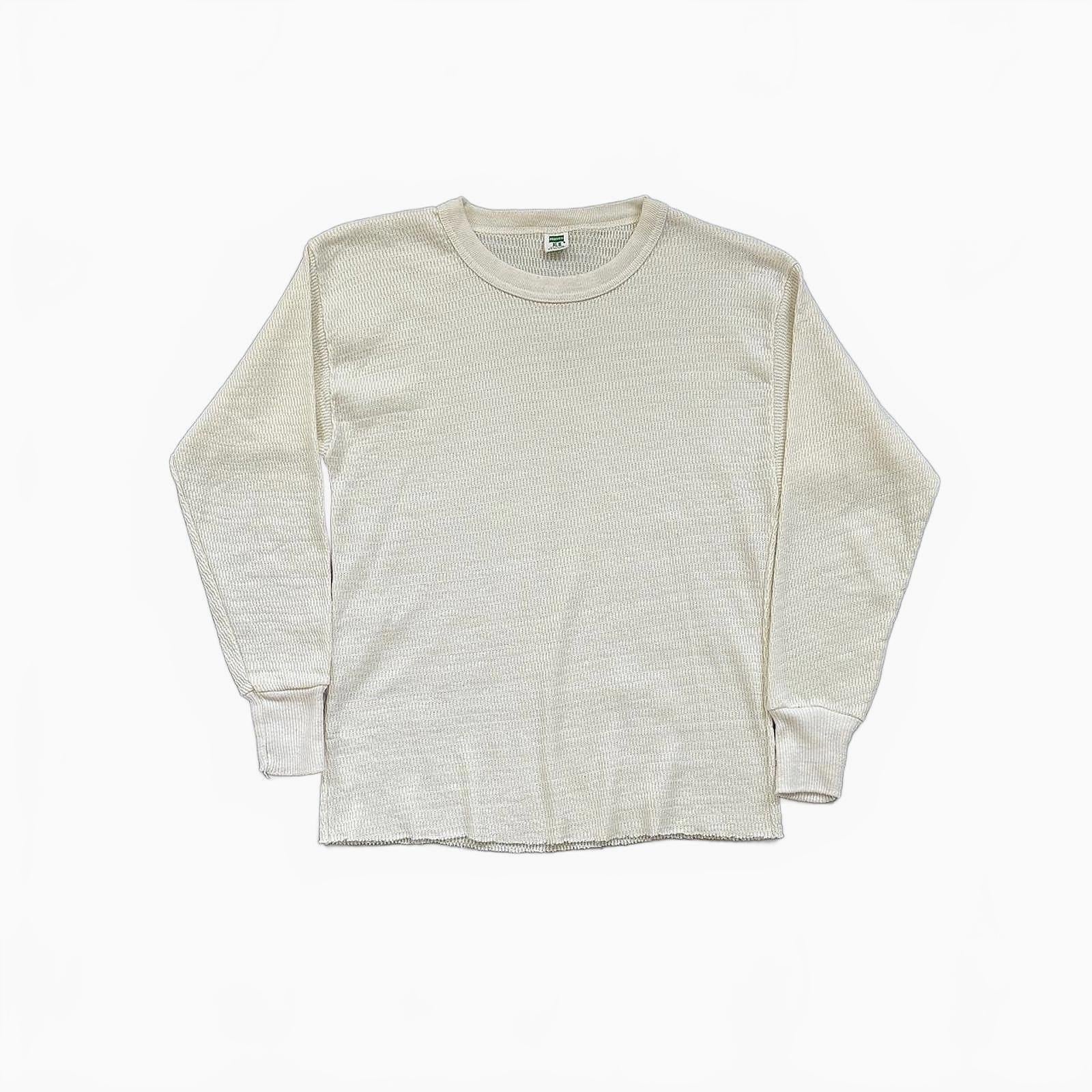 70s Hanes Blank Thermal L/S T-Shirt / M