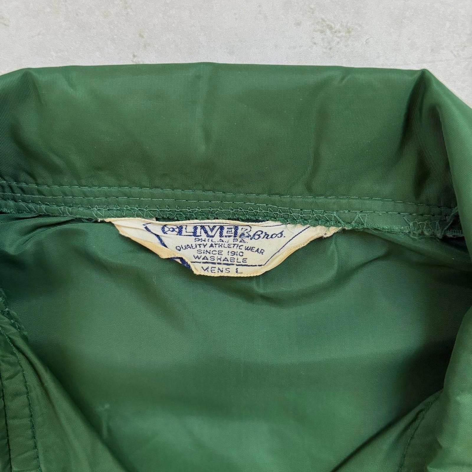 60s Oliver Bro's USA Fraternity Coach Jacket / L
