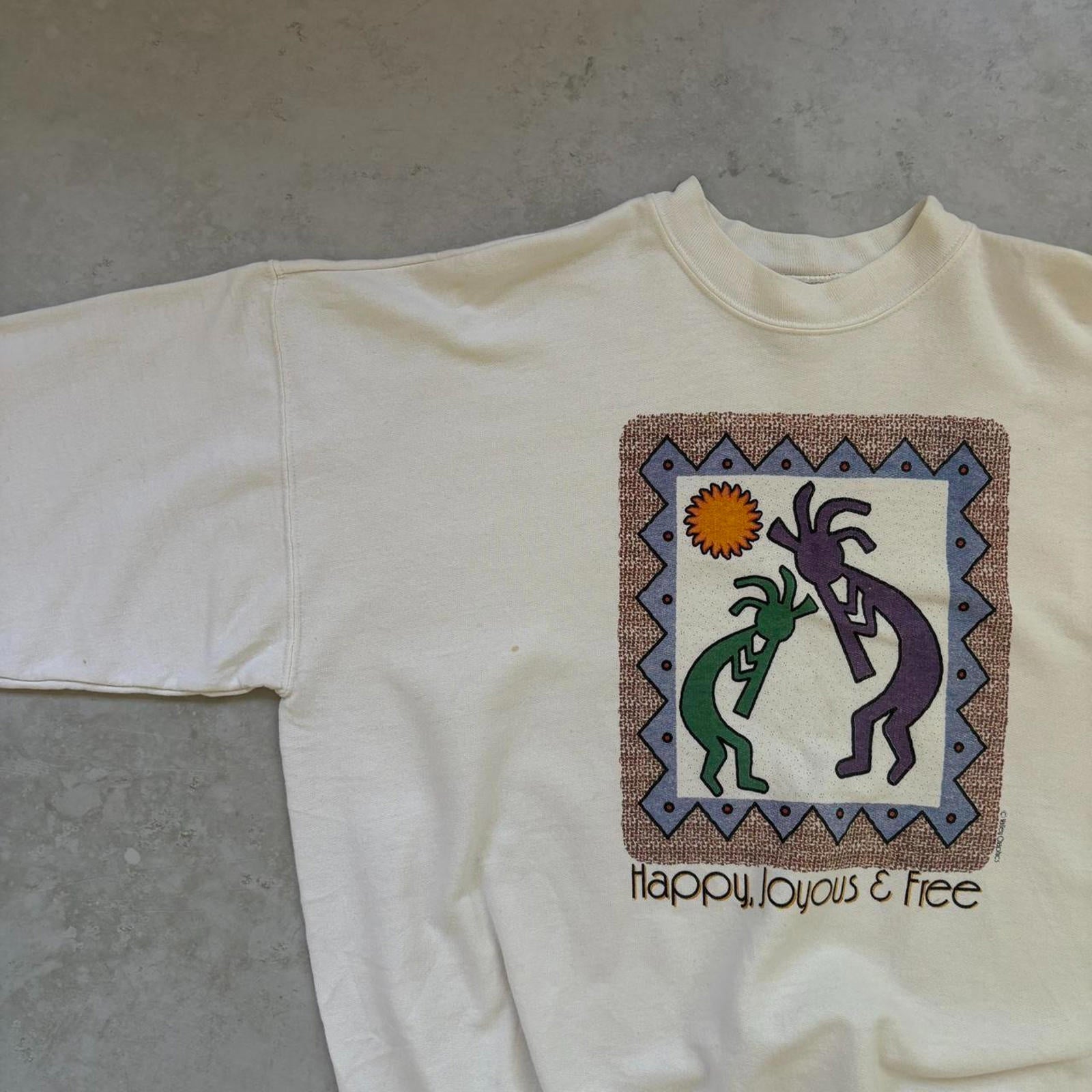 90s Valley Graphics Print Sweatshirt / XL