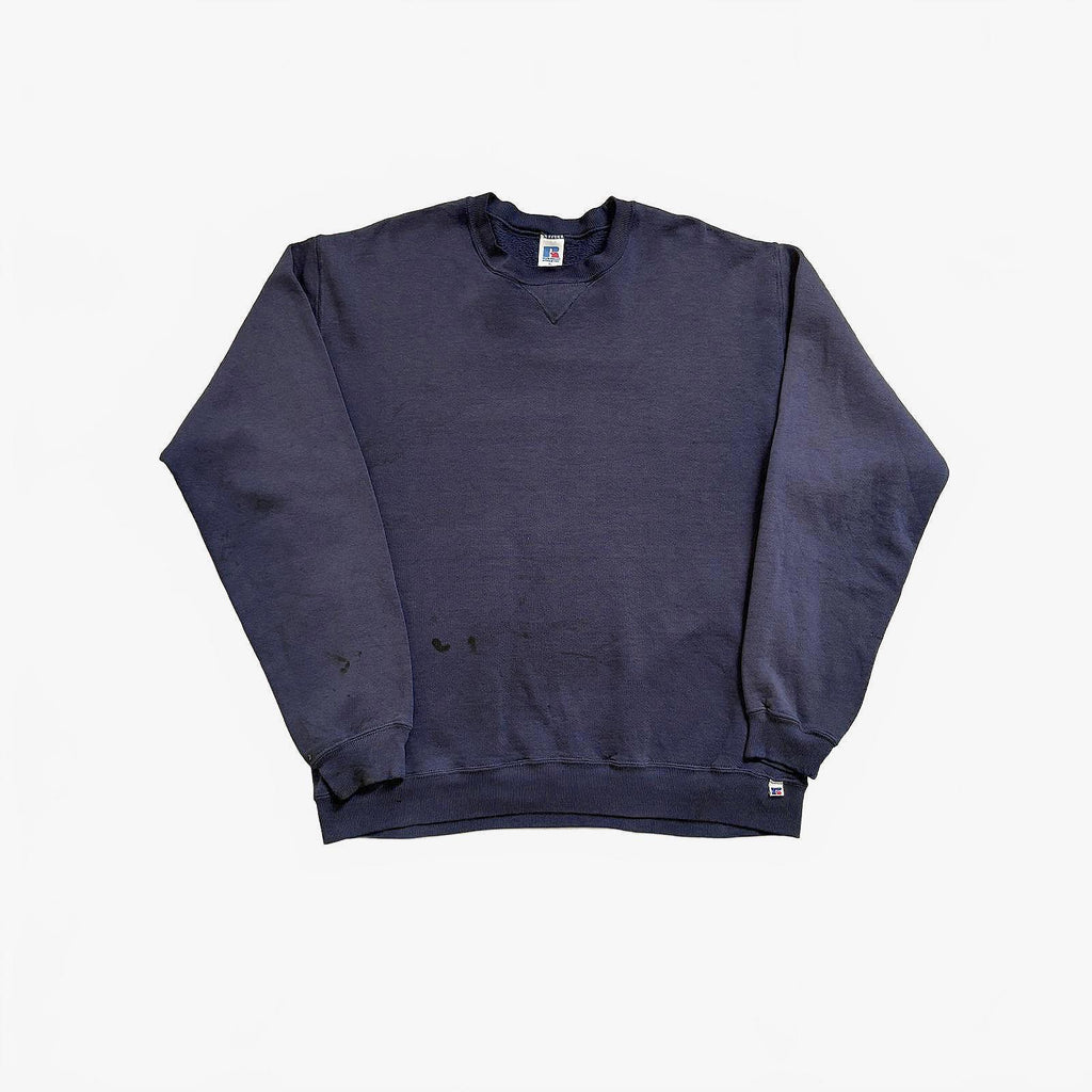 90s Thrashed Russell Athletic Blank Sweatshirt / XL