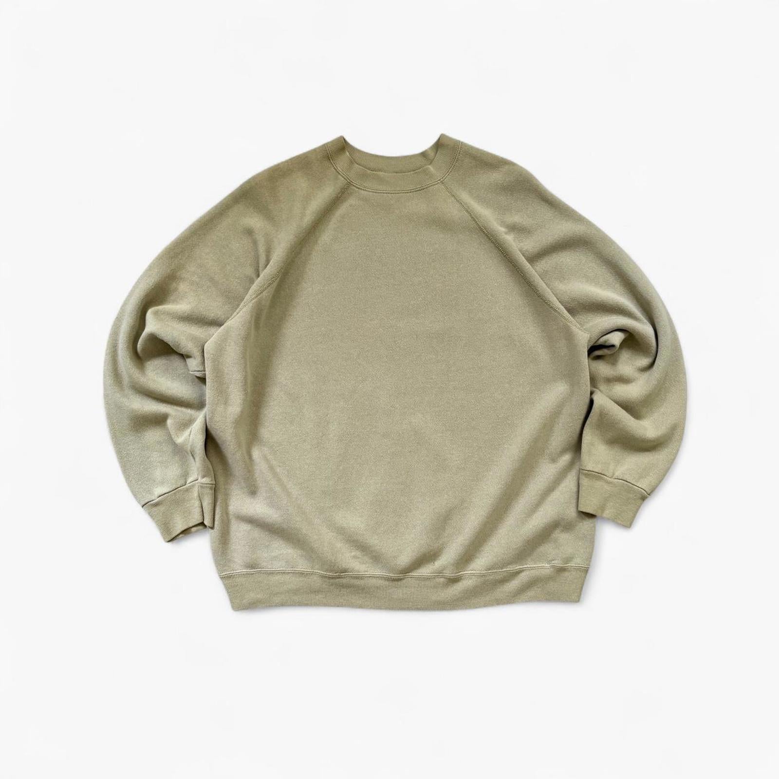 Vintage 1980’s Pistachio Blank Crewneck Sweatshirt
