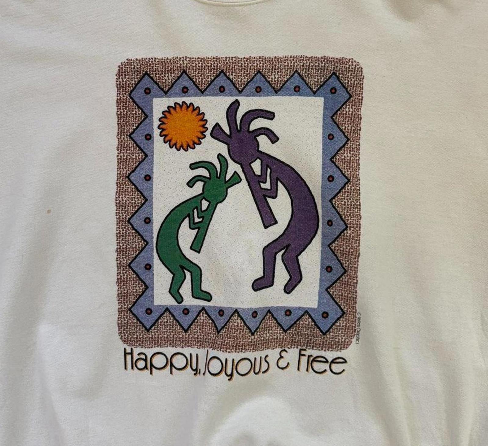 90s Valley Graphics Print Sweatshirt / XL