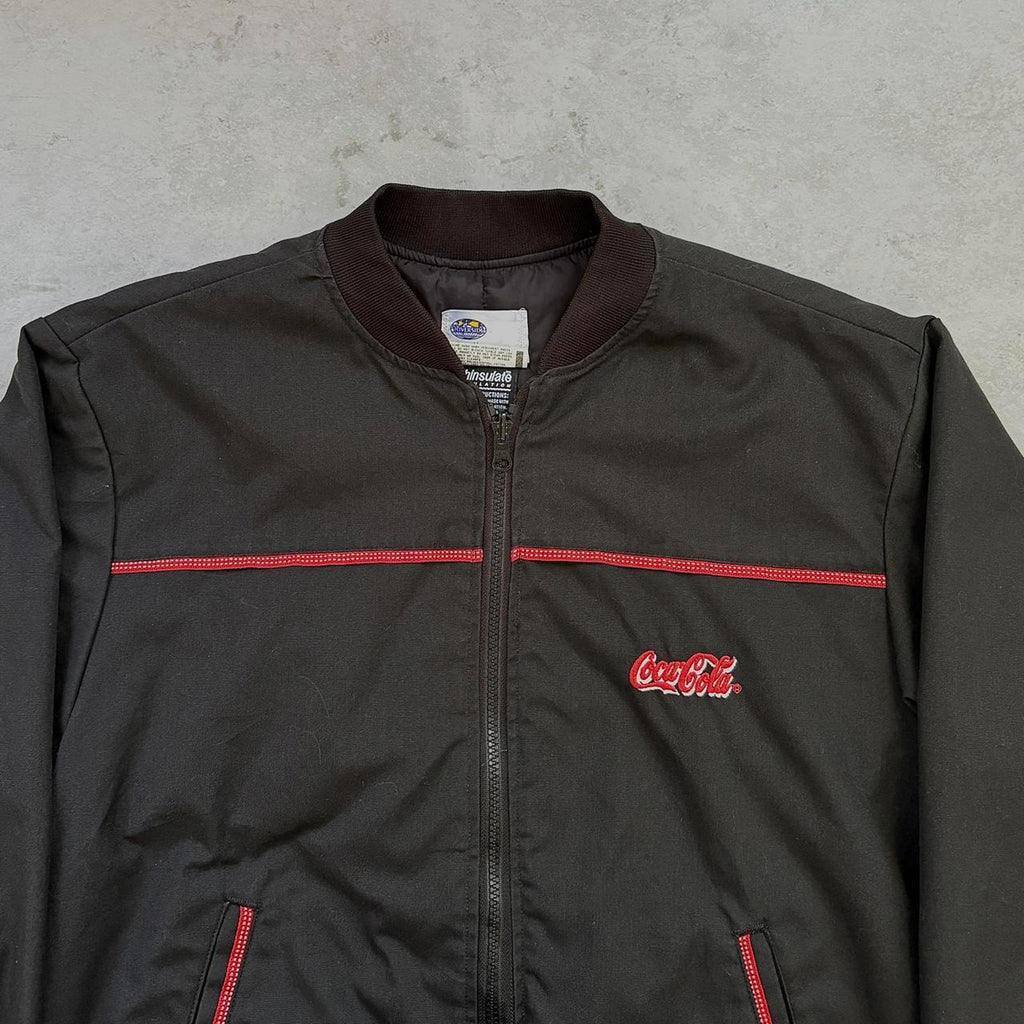 80s Coca Cola Delivery Trucker Jacket / L