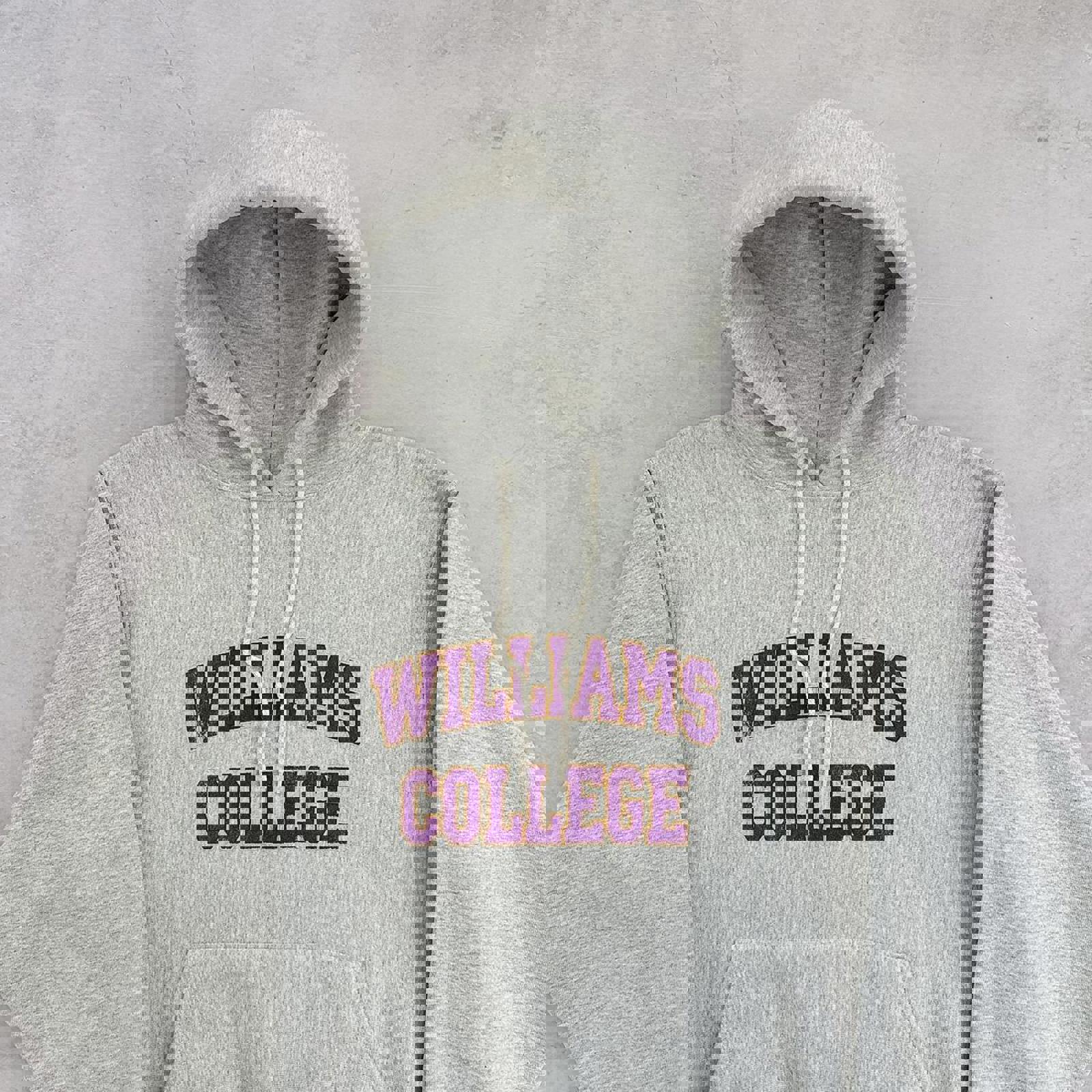 90s Reverse Weave College Hoodie / M