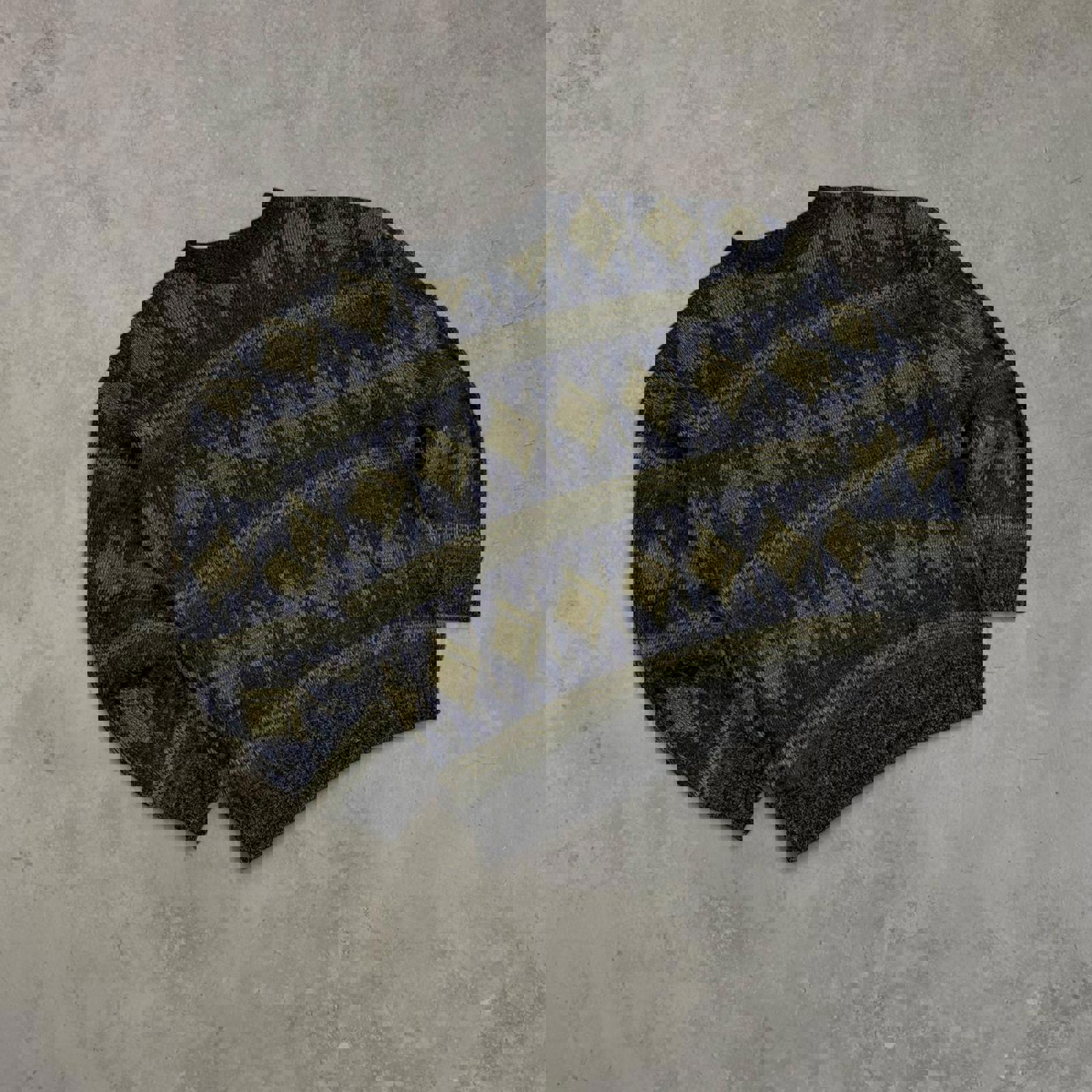 Vintage 90’s Abstract Print Knitted Jumper
