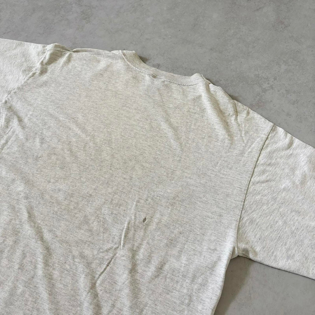 90s Russell Illinois Spellout College T-Shirt / L