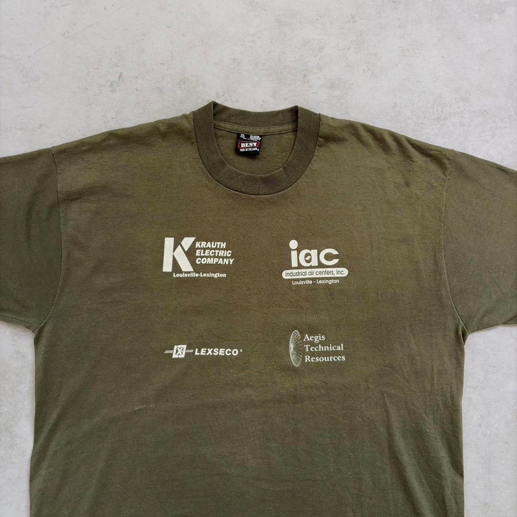 90s Krauth Electric Company Single Stitch T-Shirt / XL