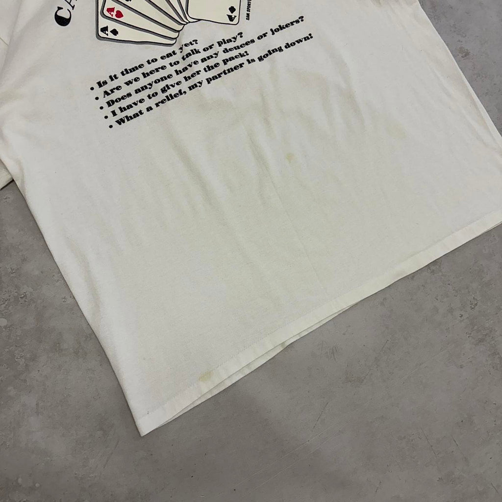 Vintage 1990’s Canasta Queen Poker Single Stitch T-Shirt