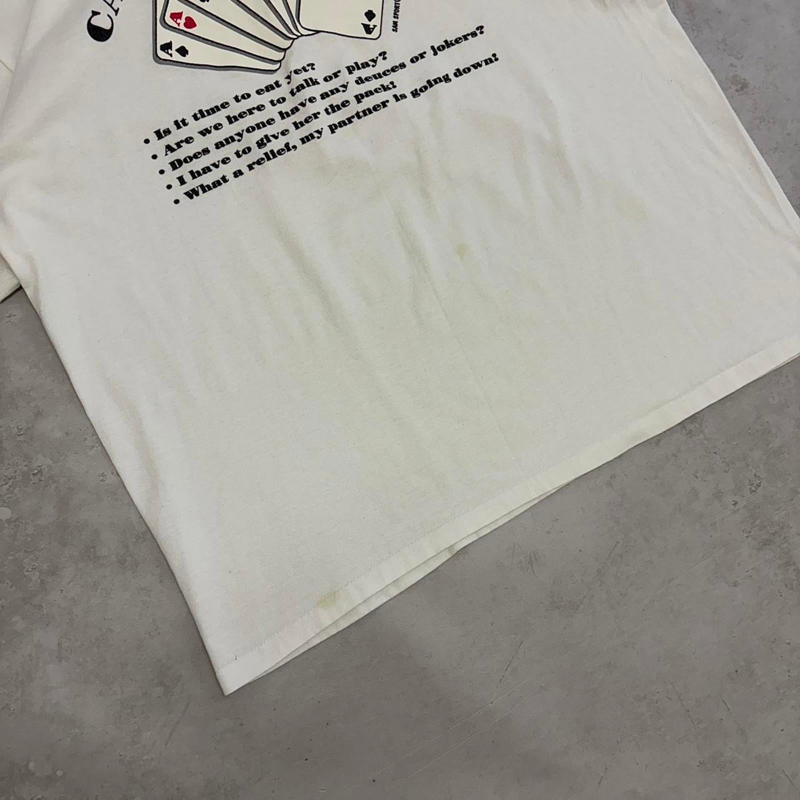 Vintage 1990’s Canasta Queen Poker Single Stitch T-Shirt