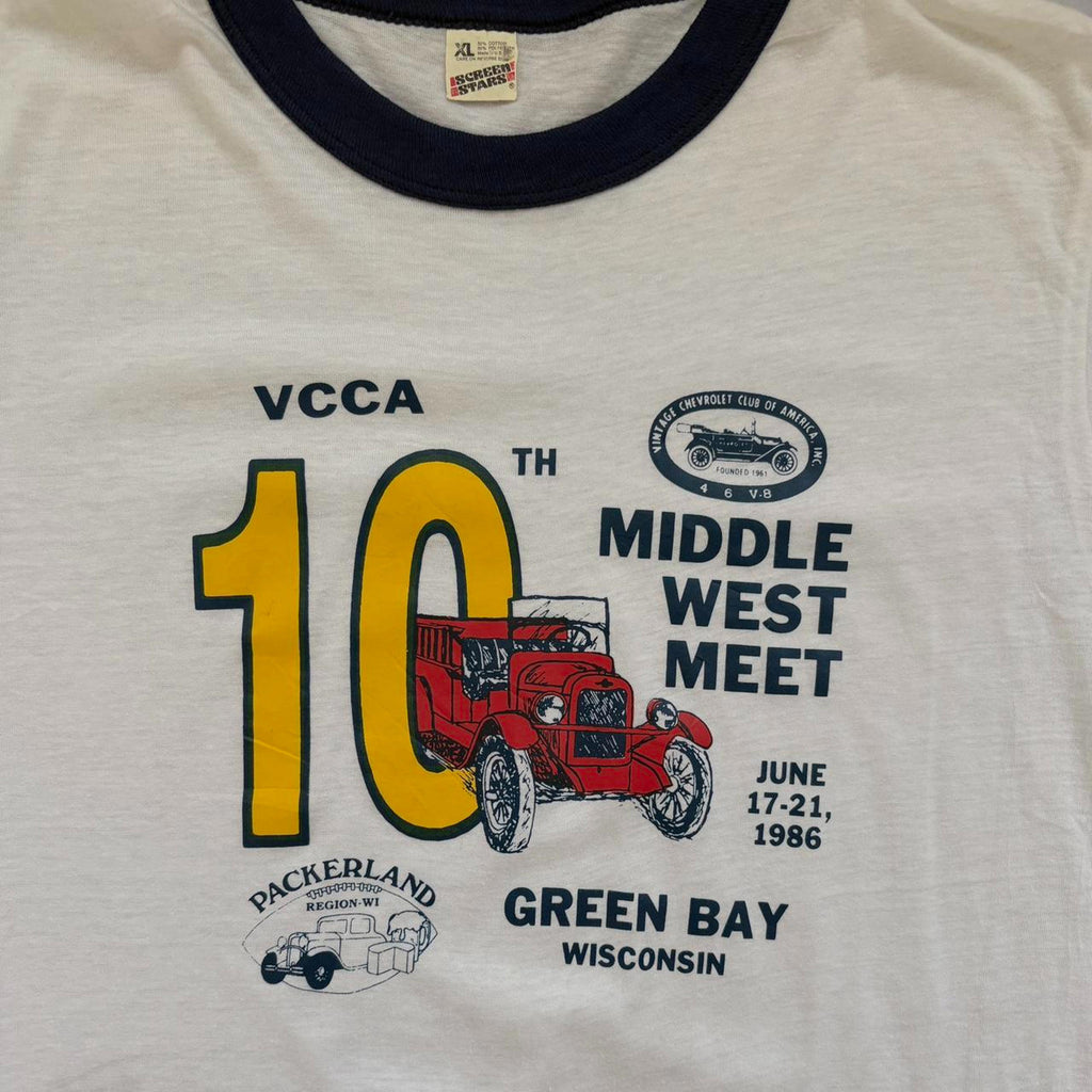 80s Chevrolet Club of America Ringer T-Shirt / L