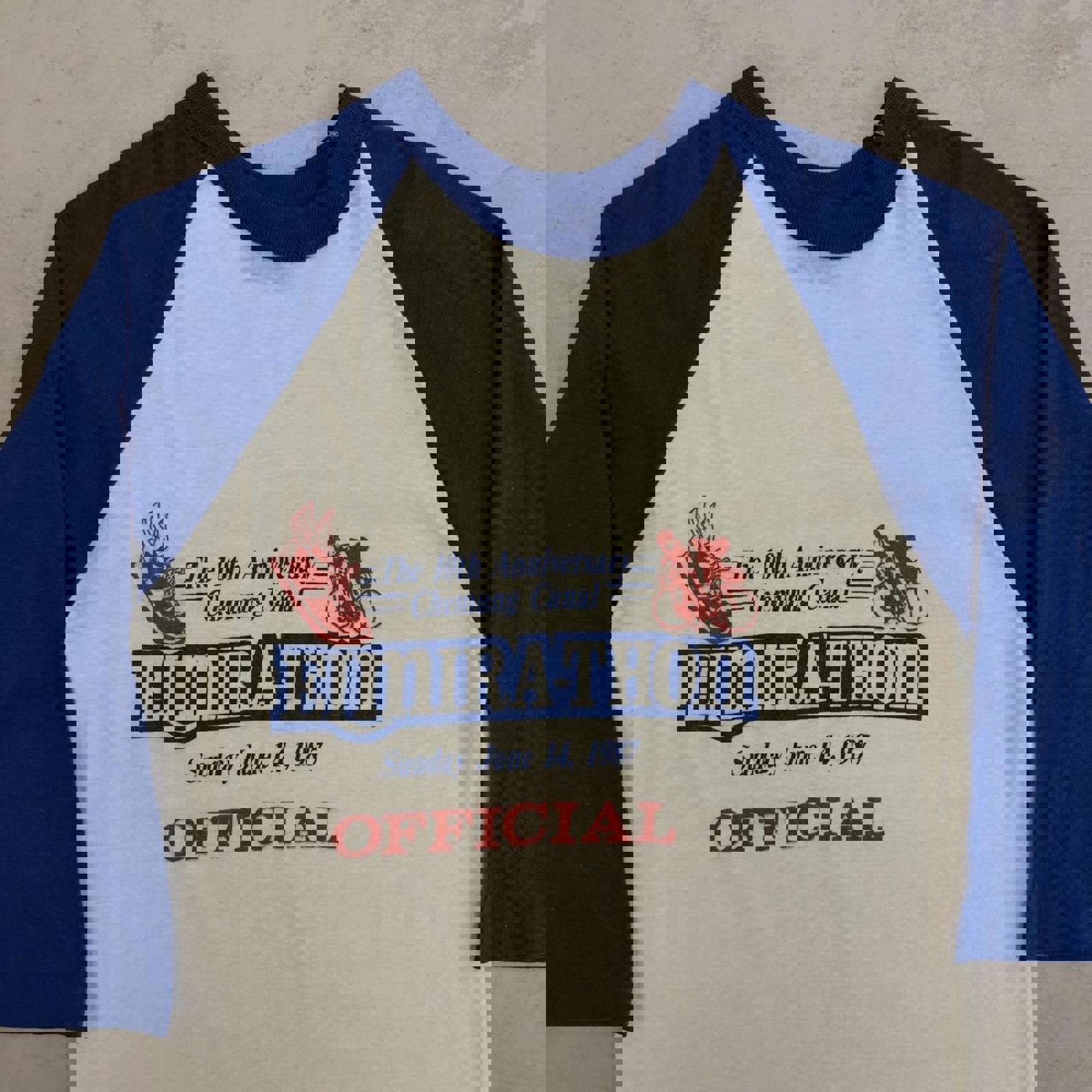 Vintage 1987 Marathon Ringer T-Shirt