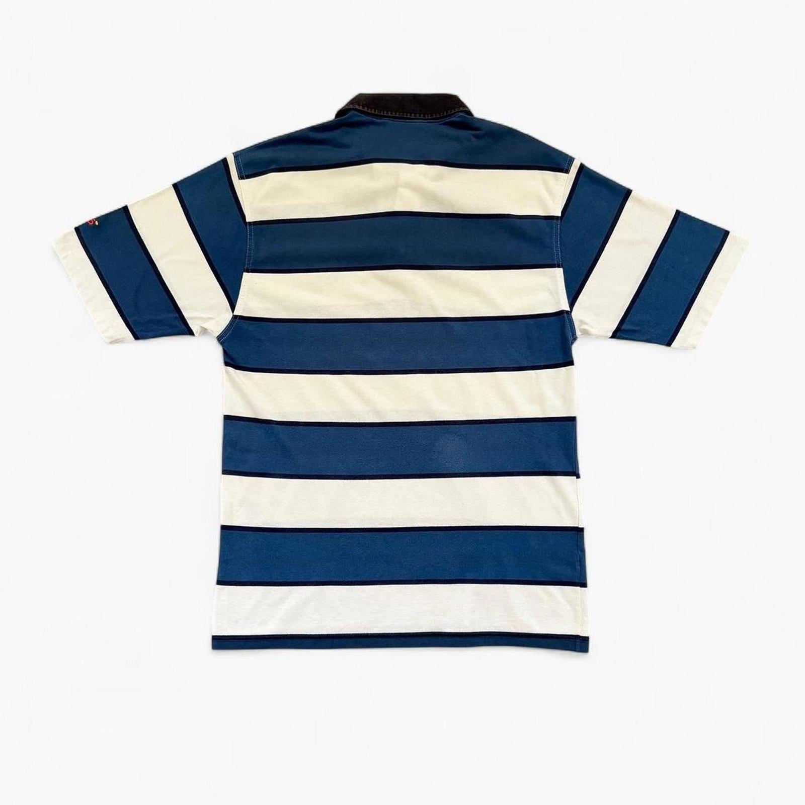 Vintage 1990’s Woolworths Stripe Rugby Polo Shirt