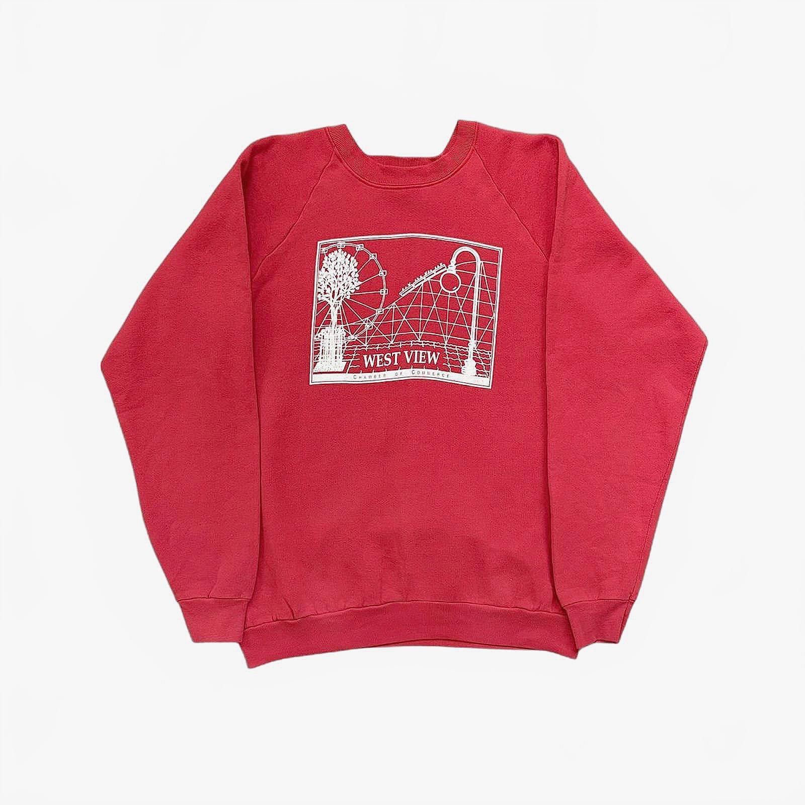 80s West View Crewneck Sweatshirt / XL