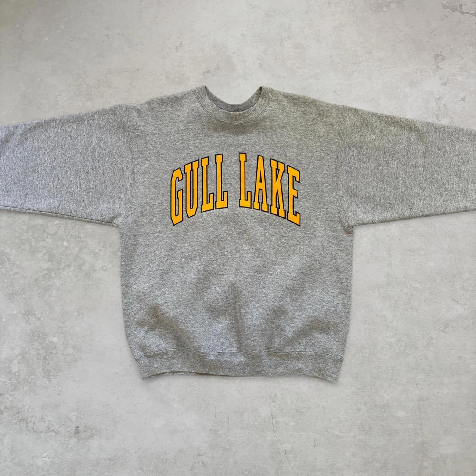 90s Heavyweight Gull Lake Souvenir Sweatshirt / M