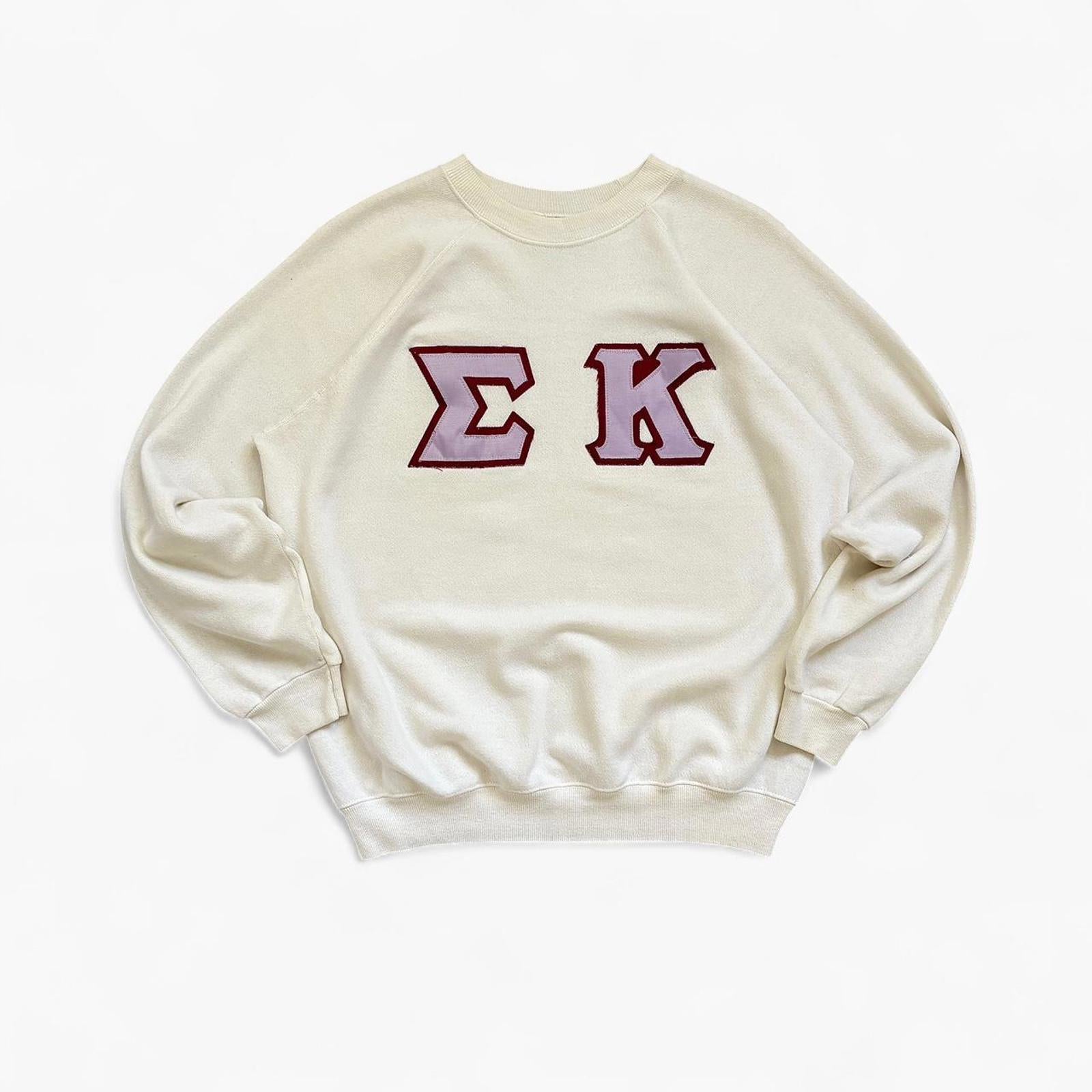Vintage 1980’s Sigma Kappa Sorority Raglan Sweatshirt