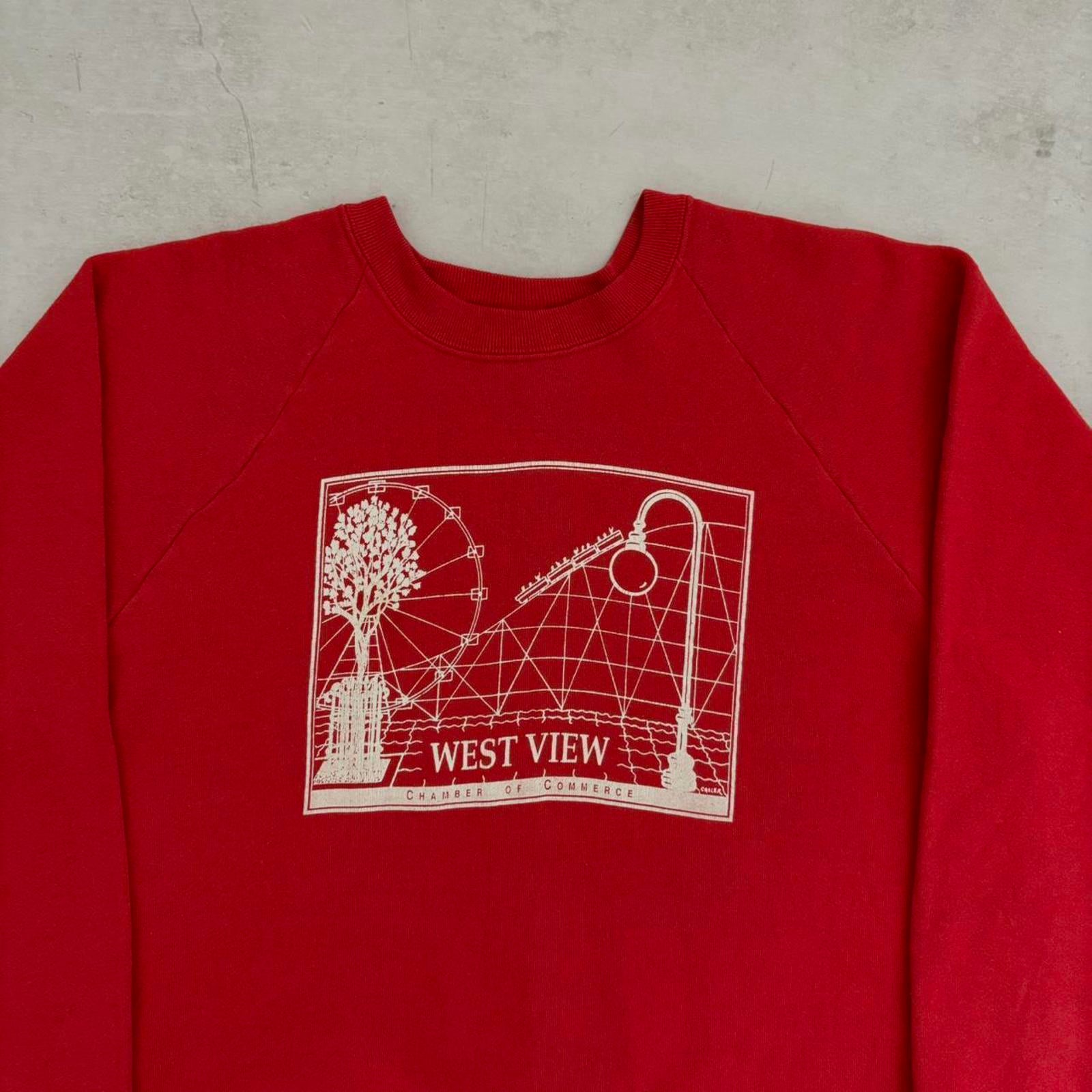 80s West View Crewneck Sweatshirt / XL