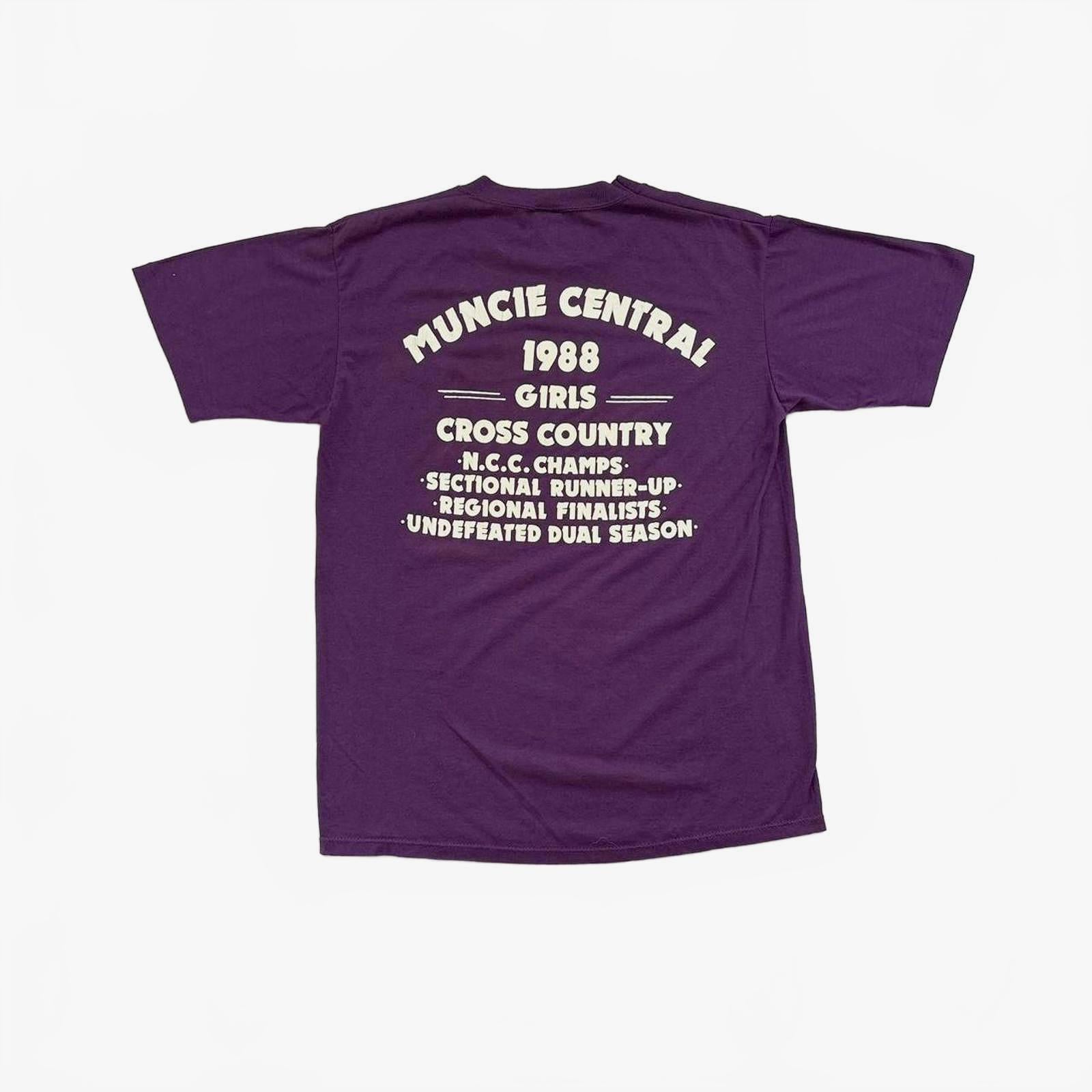80s Muncie Central Girls Cross Country T-Shirt / M