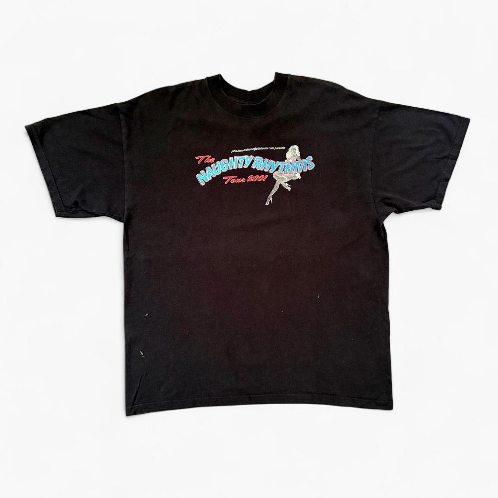 Vintage 2001 Naughty Rhythms Tour Band T-Shirt