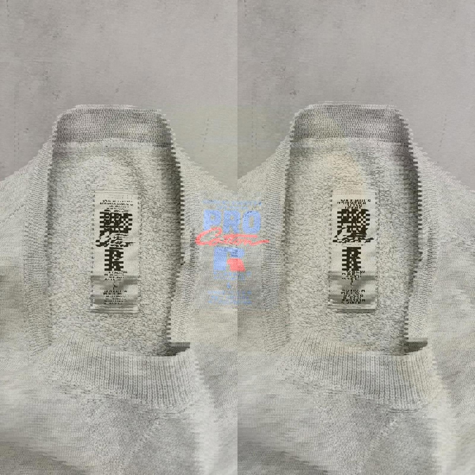 90s Faded Russell Athletic Franklin College Sweatshirt / XL