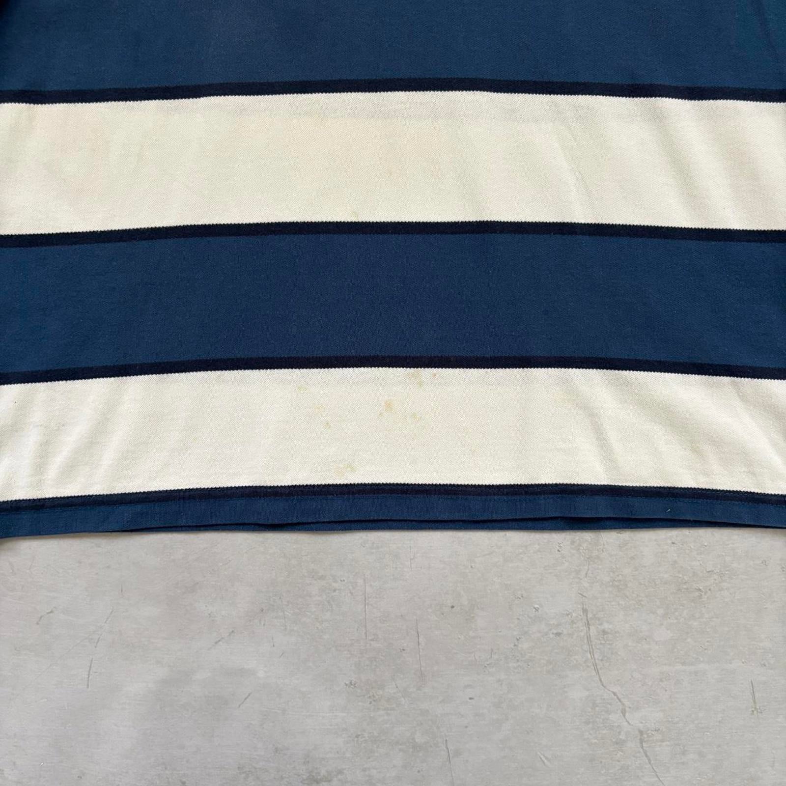 Vintage 1990’s Woolworths Stripe Rugby Polo Shirt