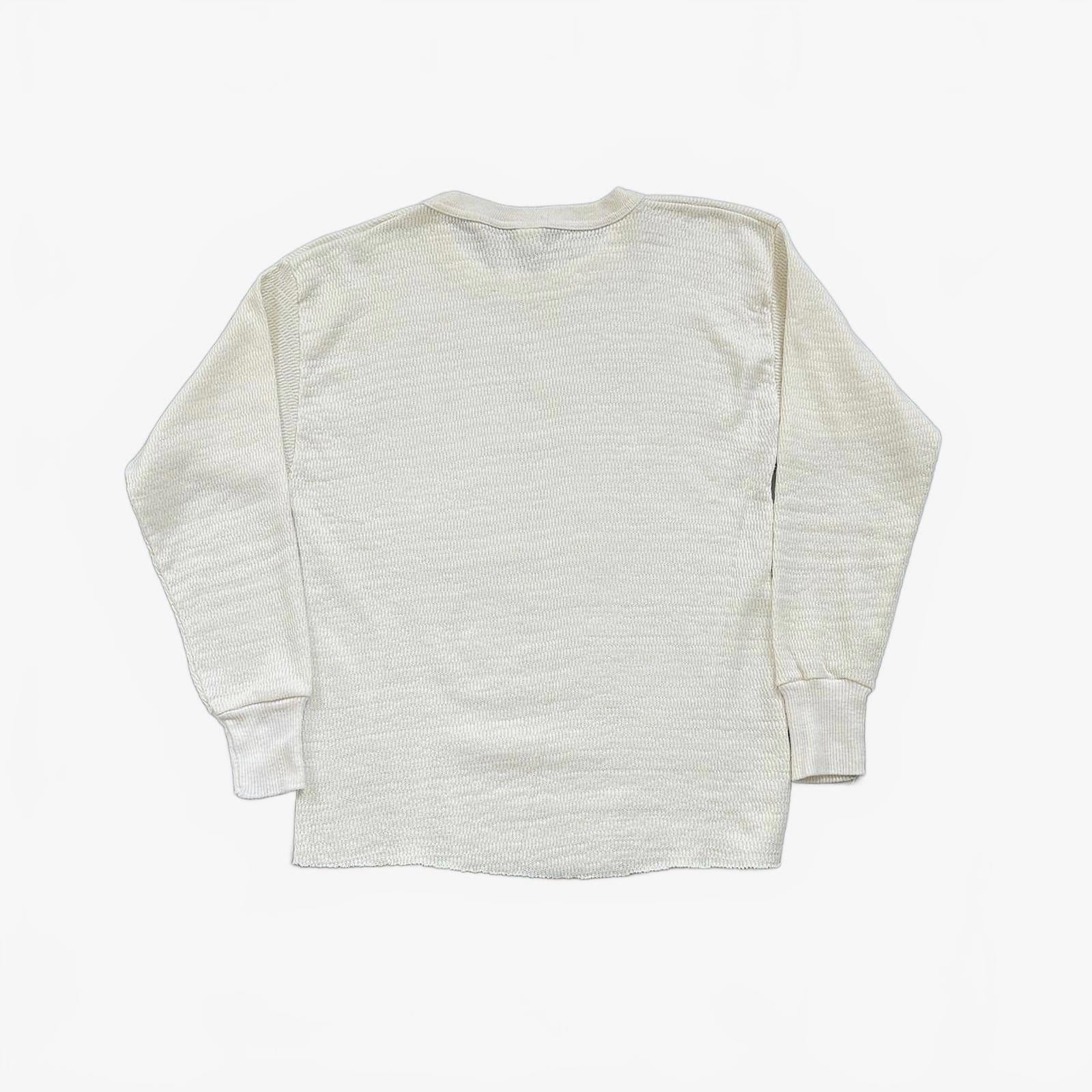 70s Hanes Blank Thermal L/S T-Shirt / M