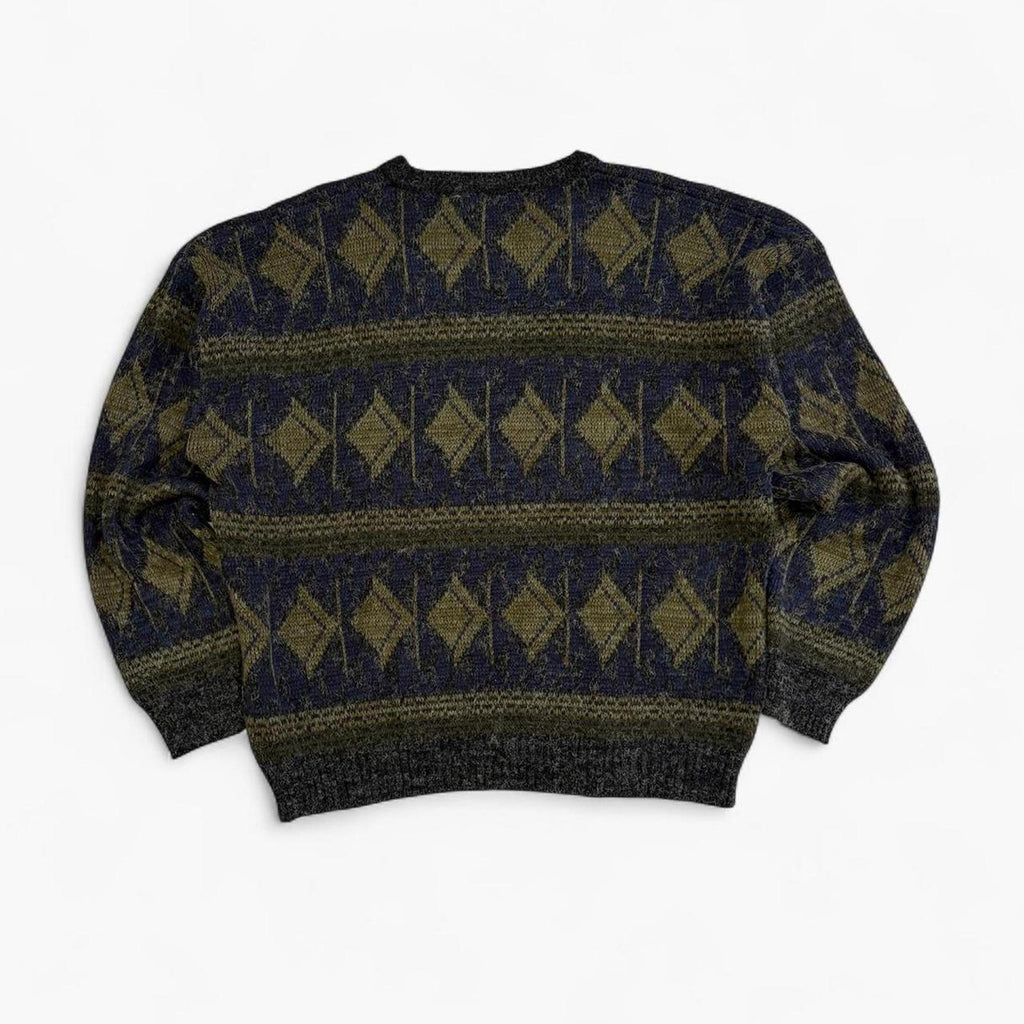 Vintage 90’s Abstract Print Knitted Jumper