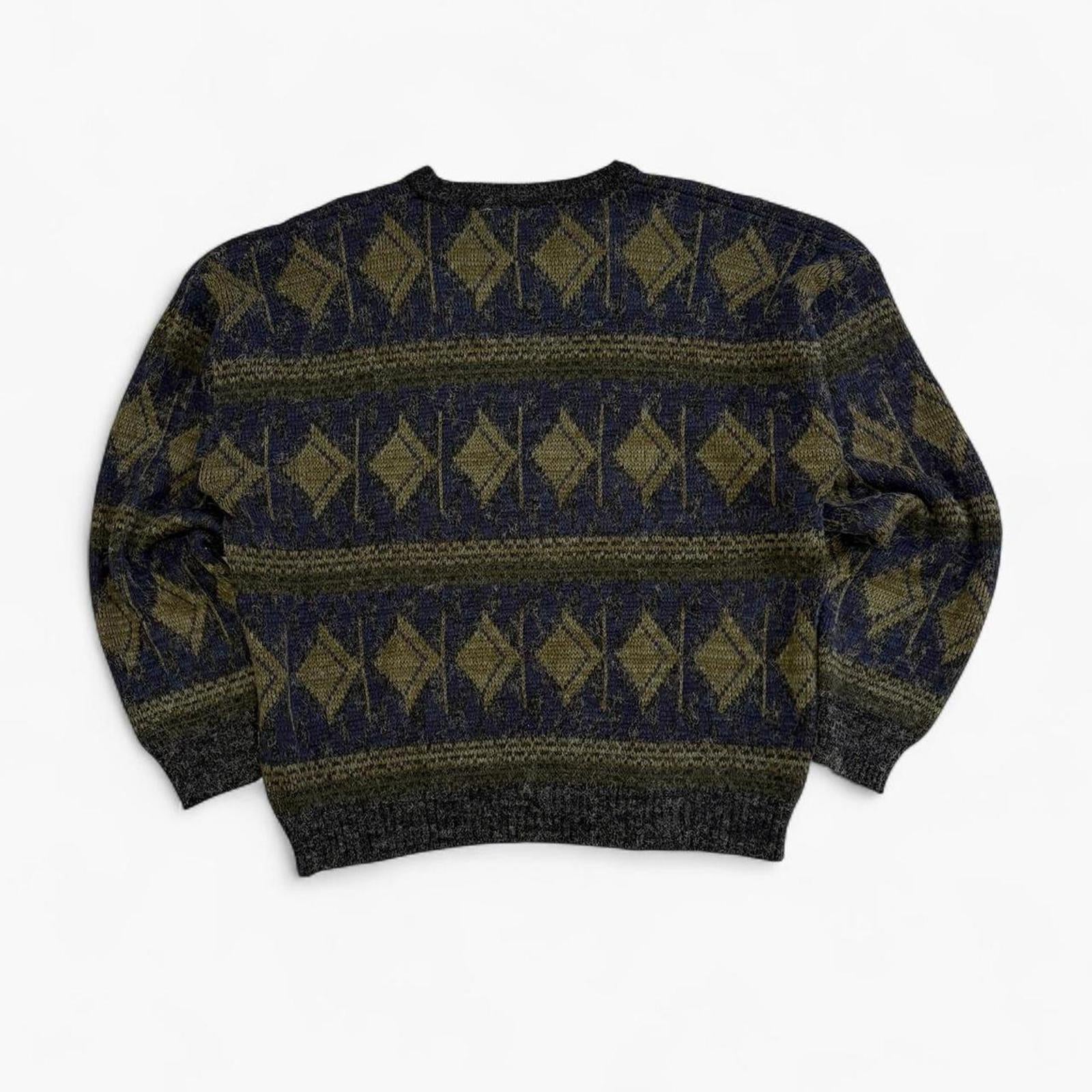 Vintage 90’s Abstract Print Knitted Jumper