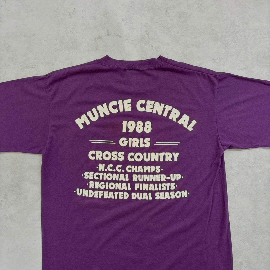 80s Muncie Central Girls Cross Country T-Shirt / M