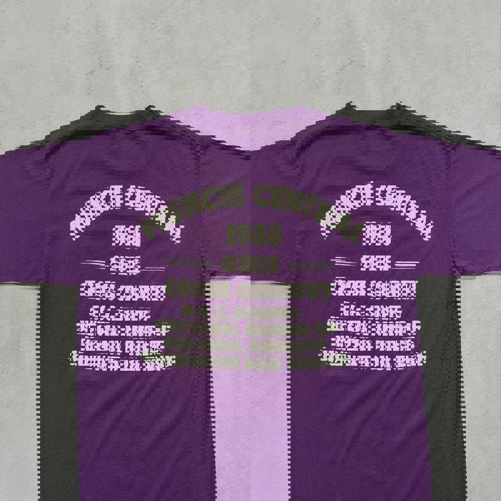 80s Muncie Central Girls Cross Country T-Shirt / M