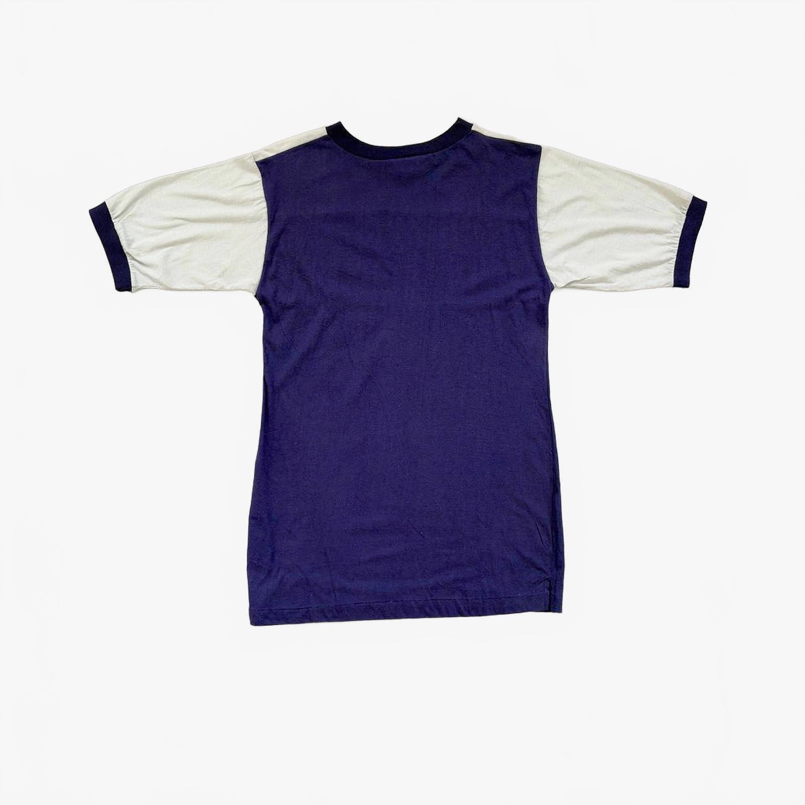 70s True Vintage Striped Ringer T-Shirt / S